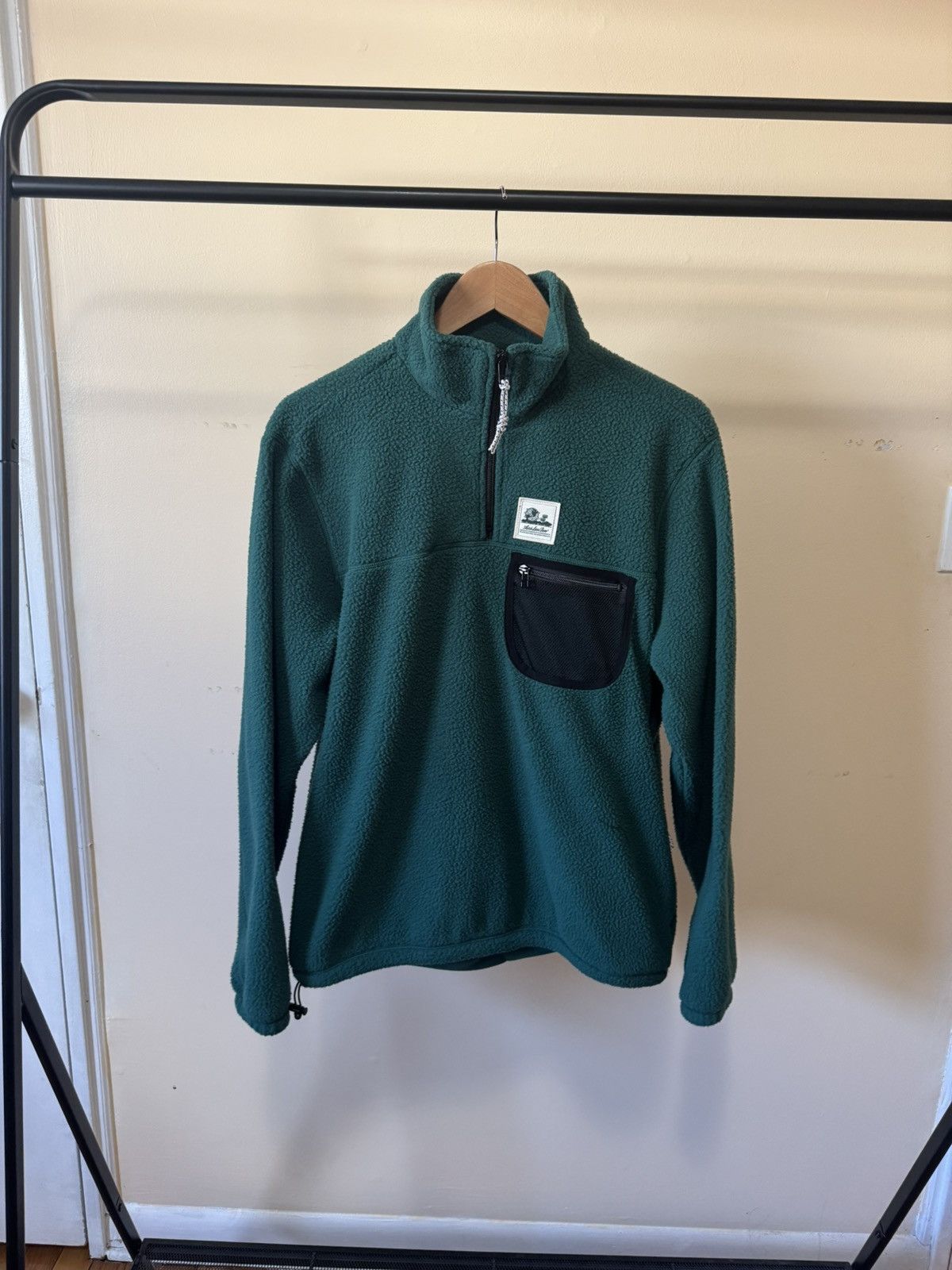 Aimé Leon Dore Unisphere Deep Pile Fleece Jacket Olive