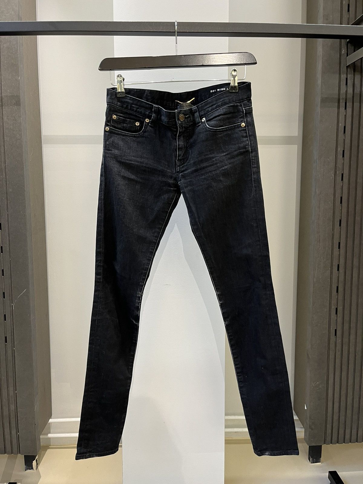 Saint Laurent Paris Saint Laurent Paris D01 Black Denim Size 30" / US 8 / IT 44 - 1 Thumbnail