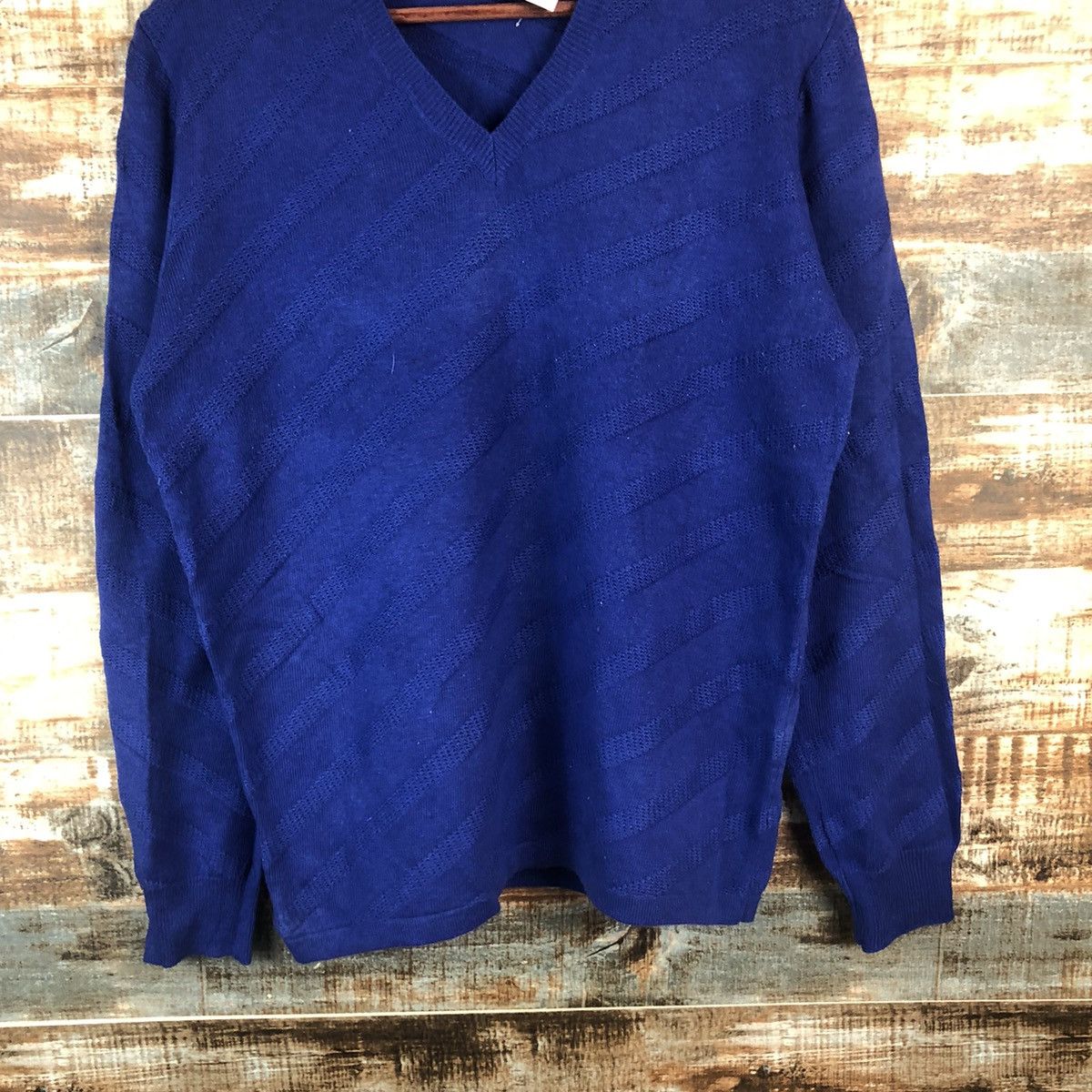 Tete Homme DL Tete Homme Blue japan sweatshirt Knitwear #C675 Size US M / EU 48-50 / 2 - 3 Thumbnail