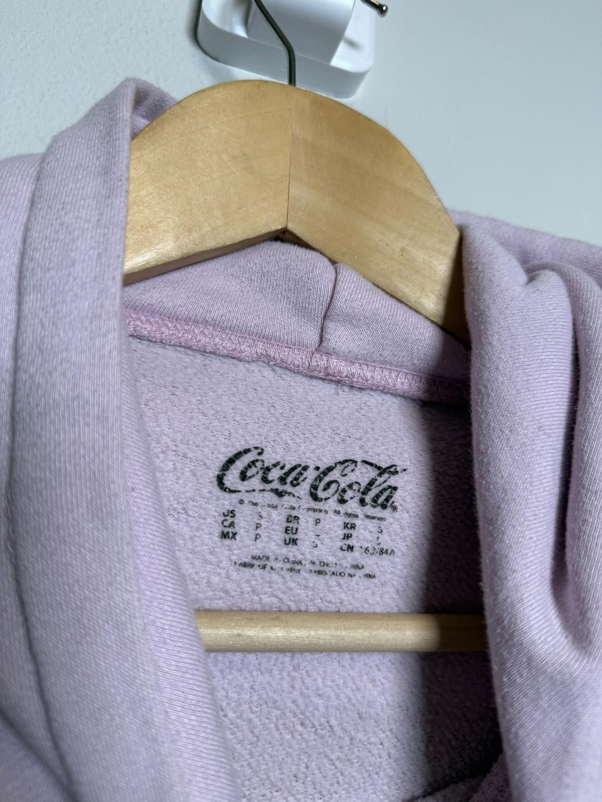 Coca Cola Pink Enjoy Coke Pull Over Hoodie Size L / US 10 / IT 46 - 4 Thumbnail