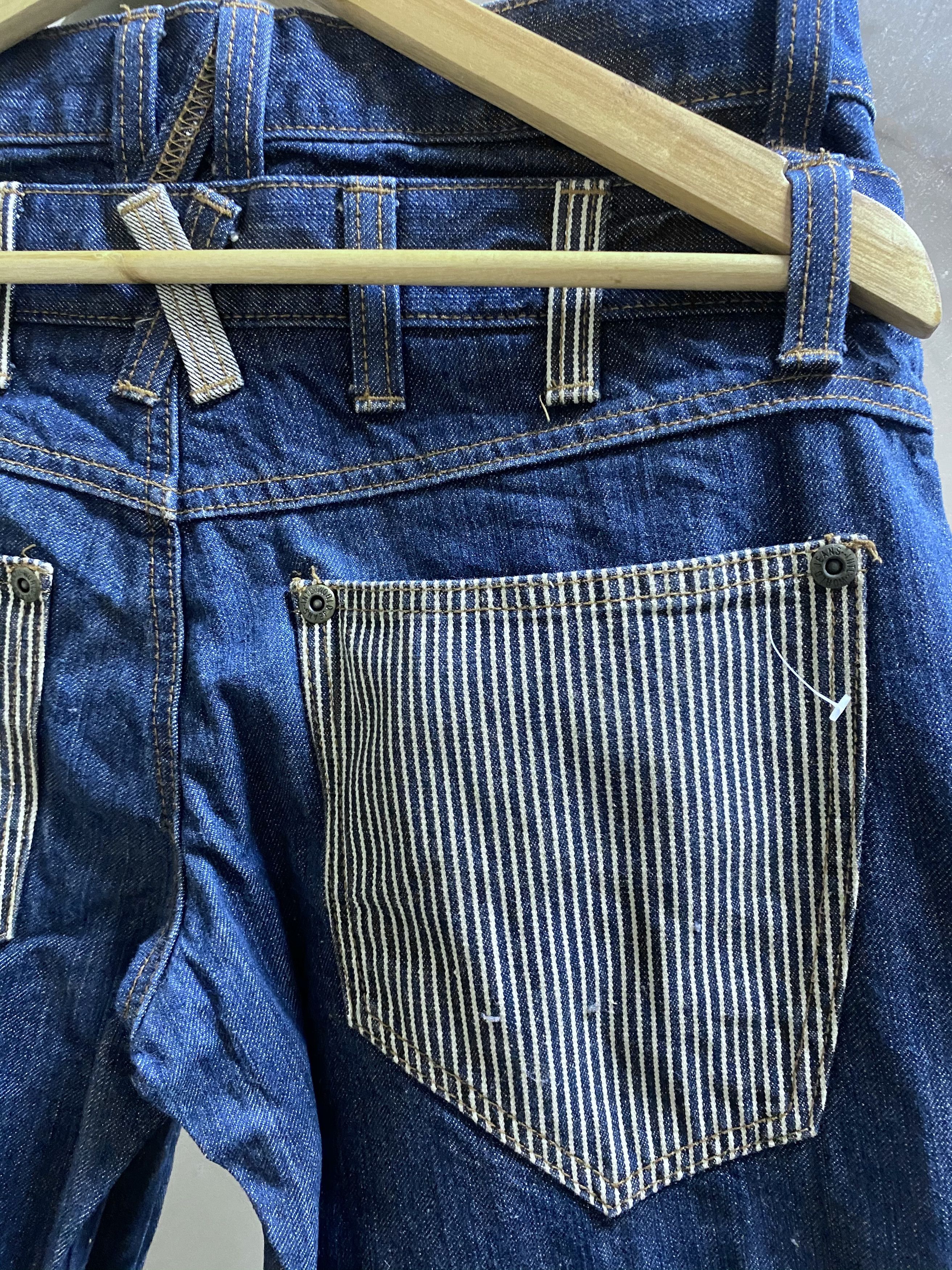 Japanese Brand Japanese Archival Double Waist Custom Jeans Size US 32 / EU 48 - 5 Thumbnail
