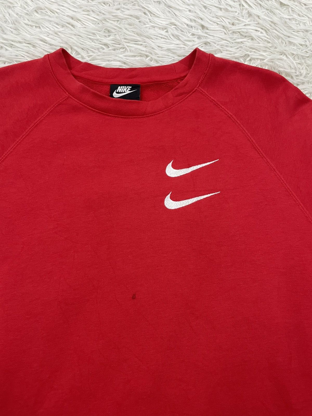 Nike Nike Double Swoosh & Big Logo Sweatshirt Size US L / EU 52-54 / 3 - 3 Thumbnail