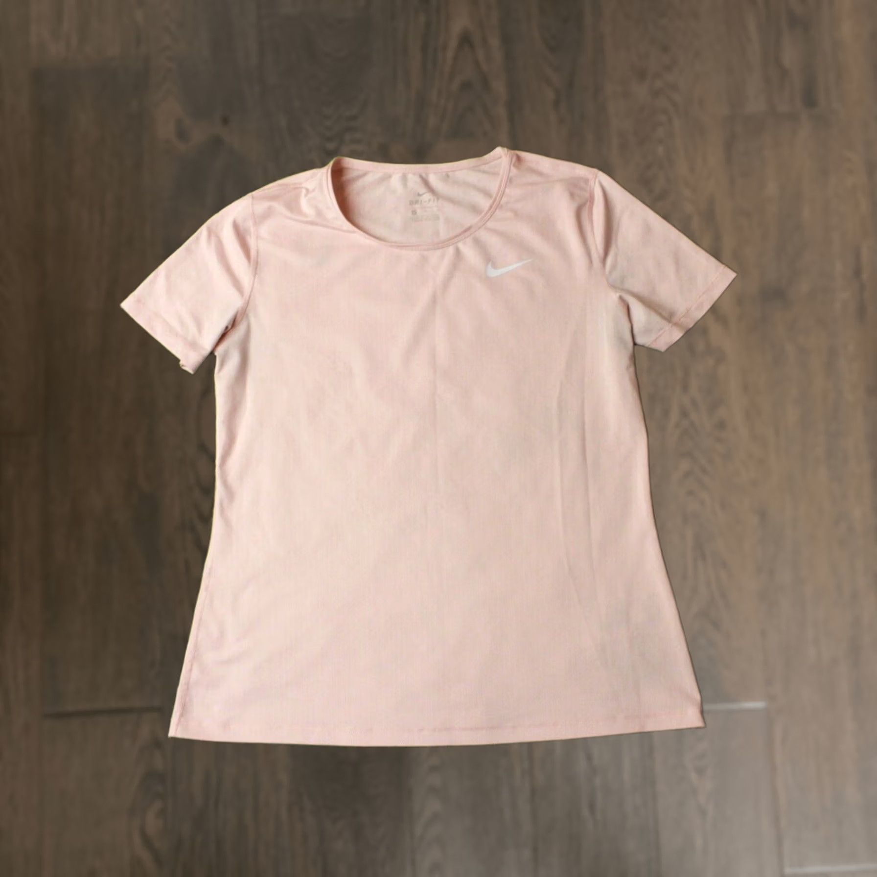 Nike Nike Dri-FIT ORIGINAL RUN Running Women Training Shirt Jersey Tee M Pink Women's Nike Dri-FIT Training Shirt Size M / US 6-8 / IT 42-44 - 1 Thumbnail