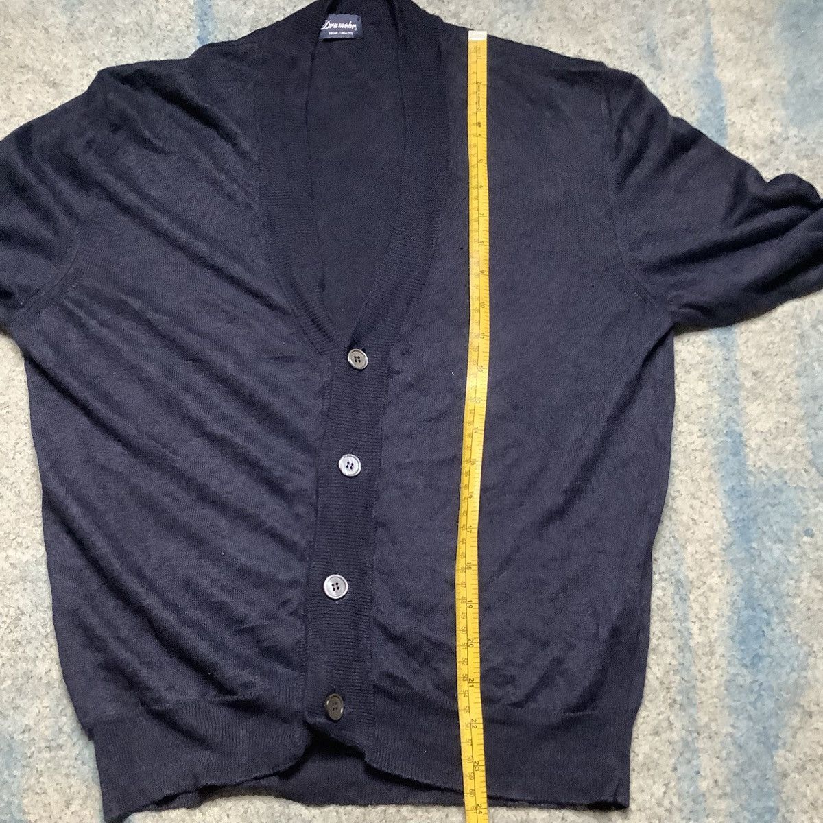 Drumohr Drumohr Sweatshirts Cardigan Navy Colour Size L / US 10 / IT 46 - 9 Thumbnail