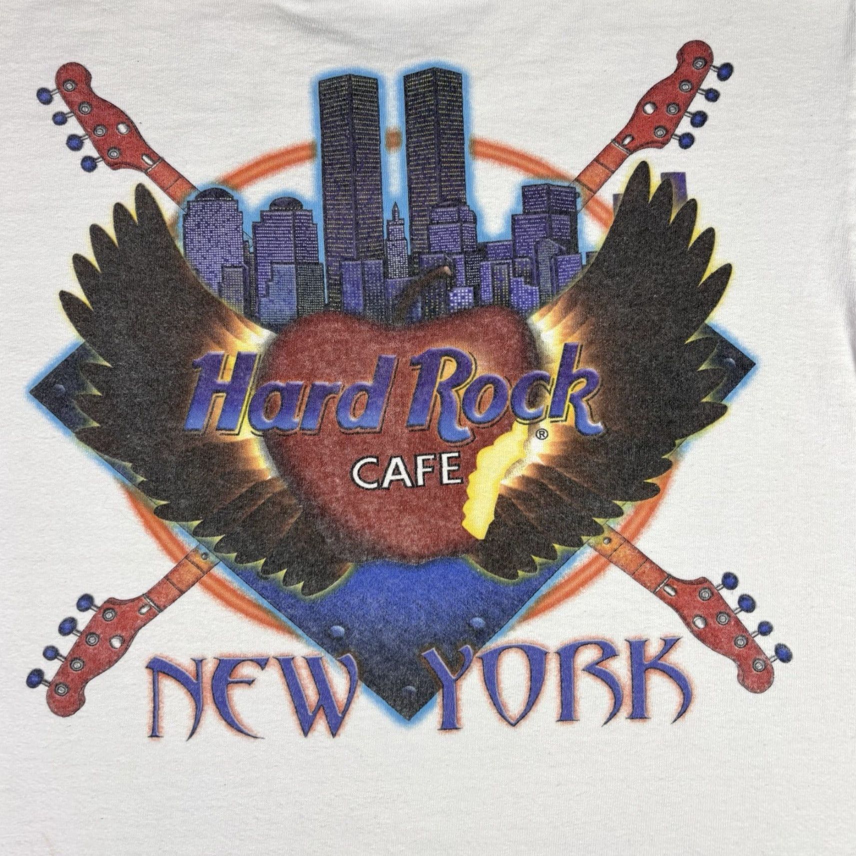 Vintage VINTAGE Hard Rock Cafe New York T Shirt White Short Sleeve Medium 90s Size US M / EU 48-50 / 2 - 6 Thumbnail
