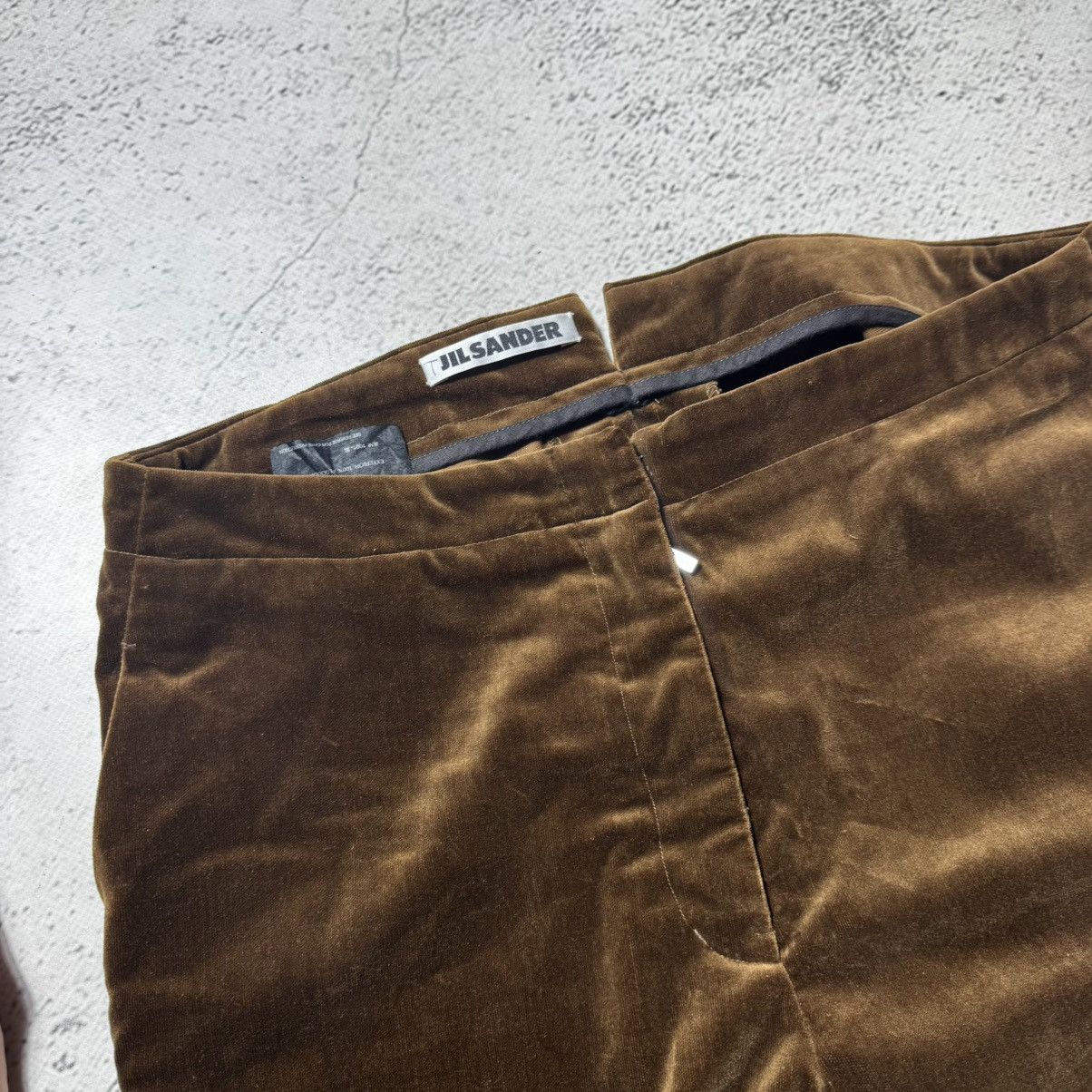 Jil Sander × Vintage Vintage velour pants by Jilsander old money very rare Size US 36 / EU 52 - 7 Thumbnail