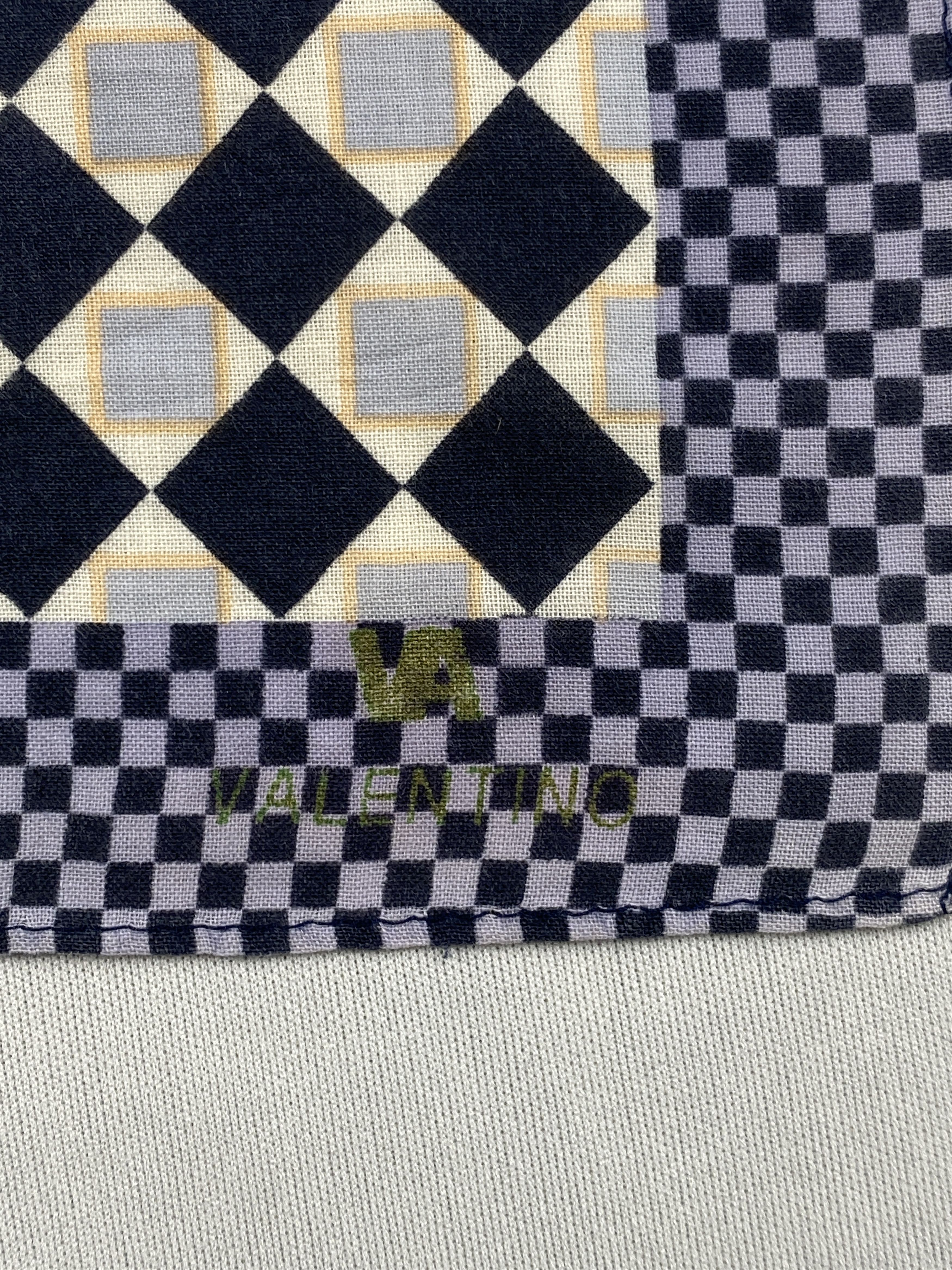 Valentino Vintage Valentino Handkerchief Pocket Square Bandana HM0033 Size ONE SIZE - 6 Thumbnail