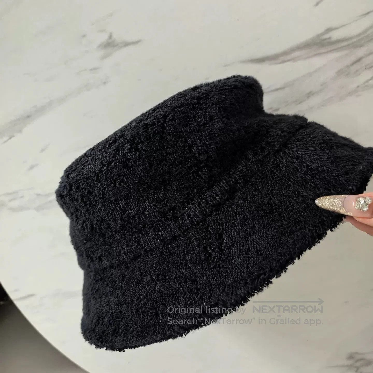 Japanese Brand Chanel Black Fisherman Hat Size S. Size ONE SIZE - 1 Thumbnail