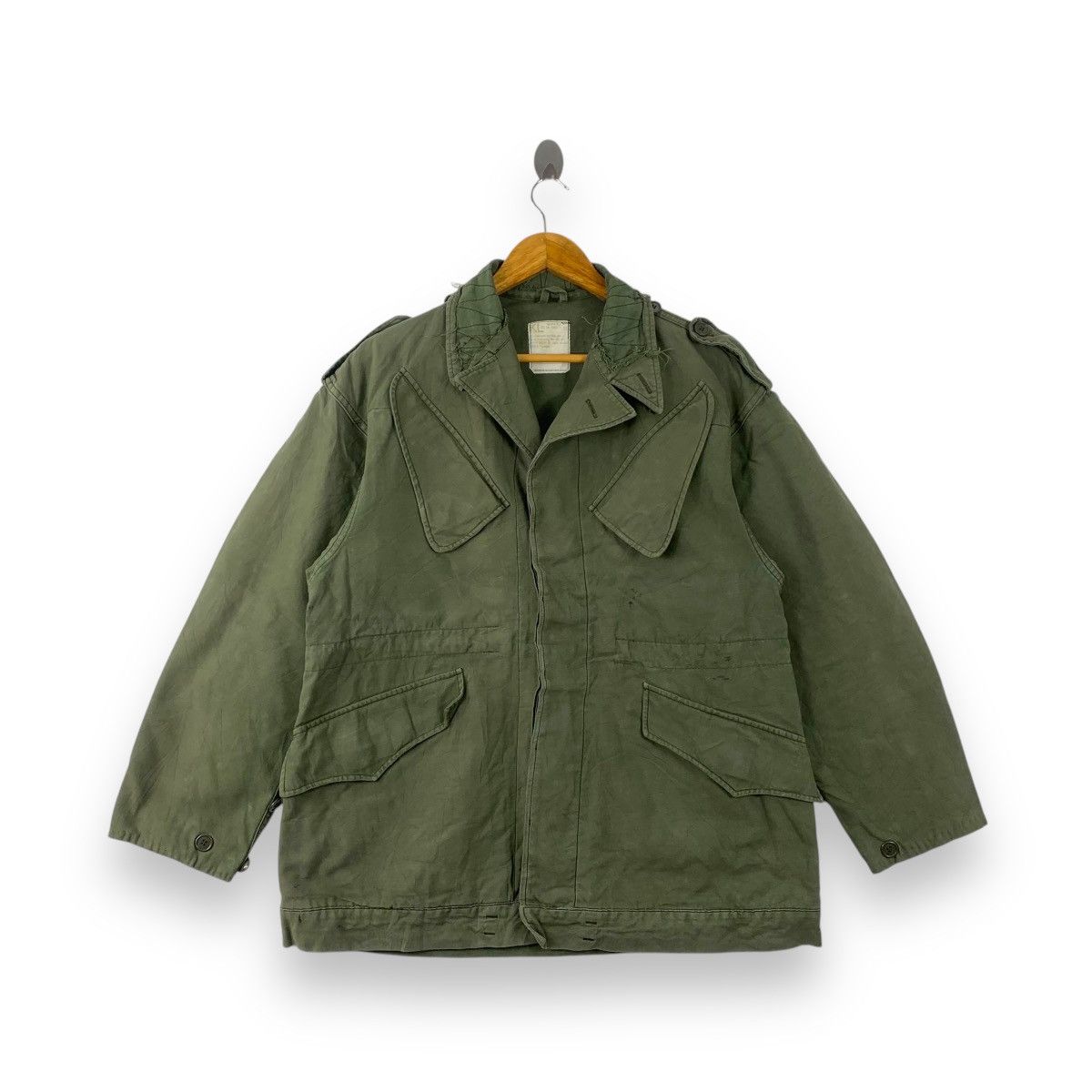Vintage Vintage 70’ SEYNTEX BELGIAN MILITARY Field Jacket Parka Size US XL / EU 56 / 4 - 1 Thumbnail