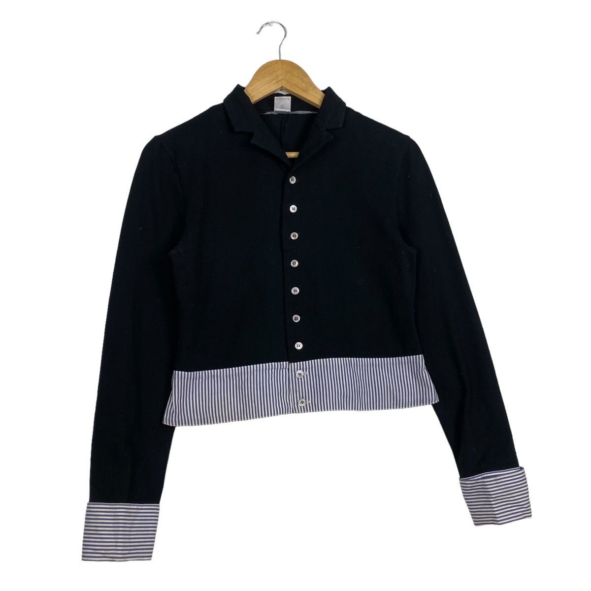 Issey Miyake Sunaokuwahara by issey miyake cropped button shirt Size XS / US 0-2 / IT 36-38 - 3 Thumbnail