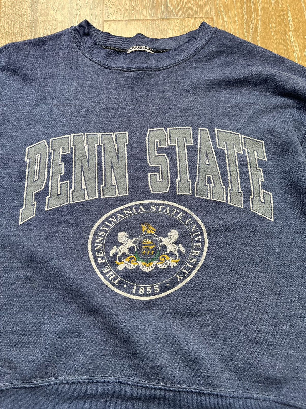 Vintage Vintage penn state university cropped crewneck Size US L / EU 52-54 / 3 - 5 Thumbnail