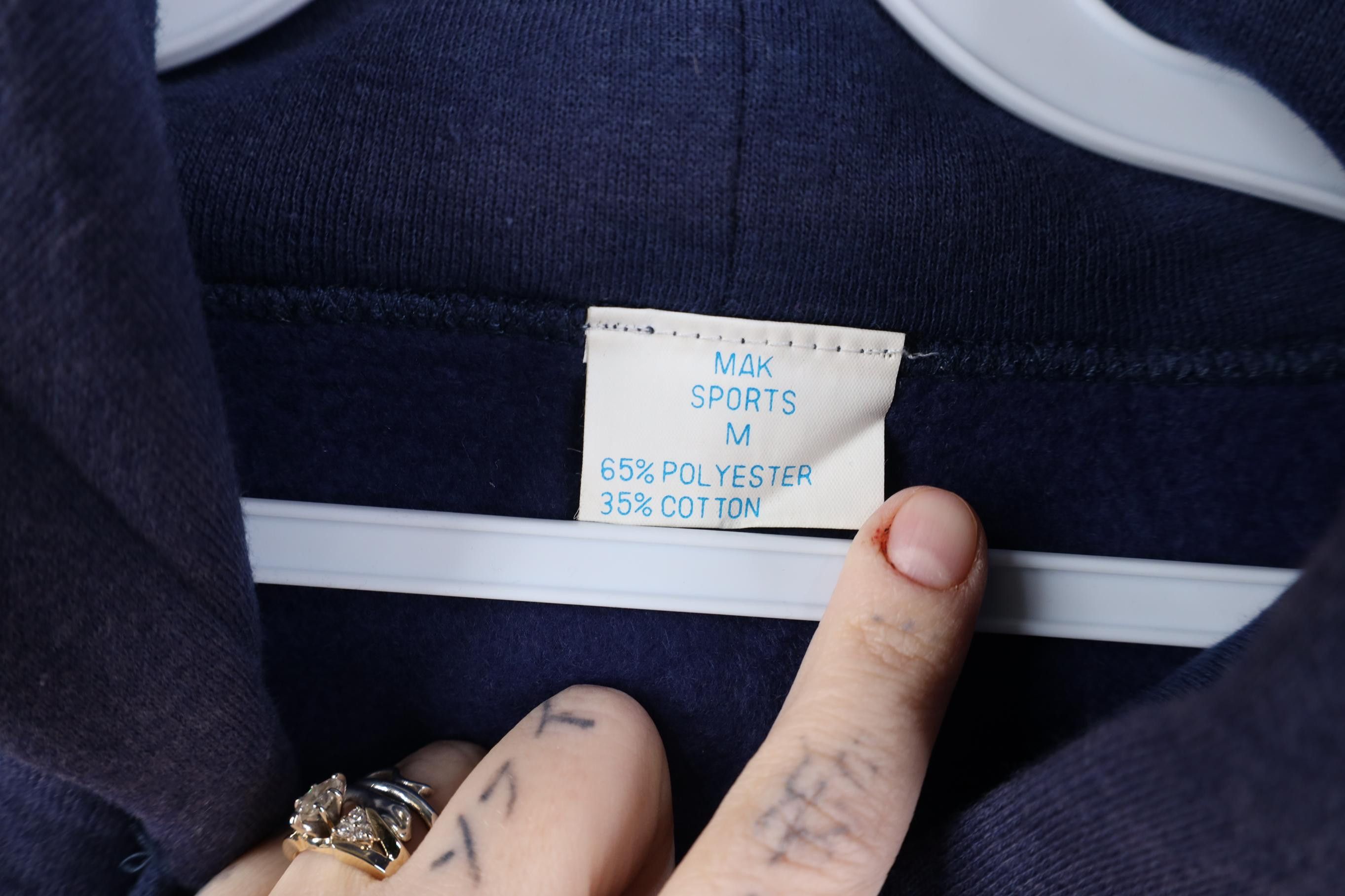 Vintage Deadstock Vintage 90s Streetwear Blank Heavyweight Hoodie Size US M / EU 48-50 / 2 - 10 Thumbnail