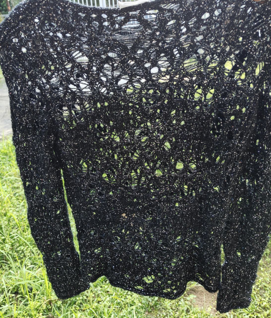 Saint Laurent Paris Saint Laurent Paris Spider Knitted Metalic Size US M / EU 48-50 / 2 - 13 Thumbnail