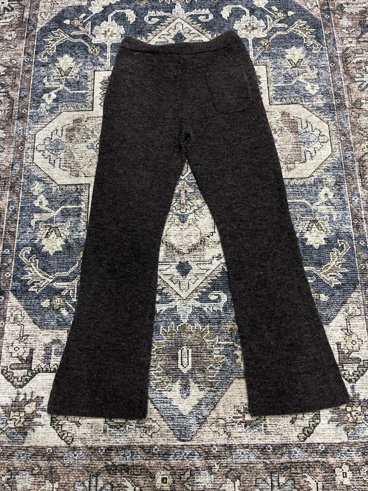 Y's YOHJI YAMAMOTO Y’s for living Flared Mohair Pants Size US 30 / EU 46 - 2 Thumbnail