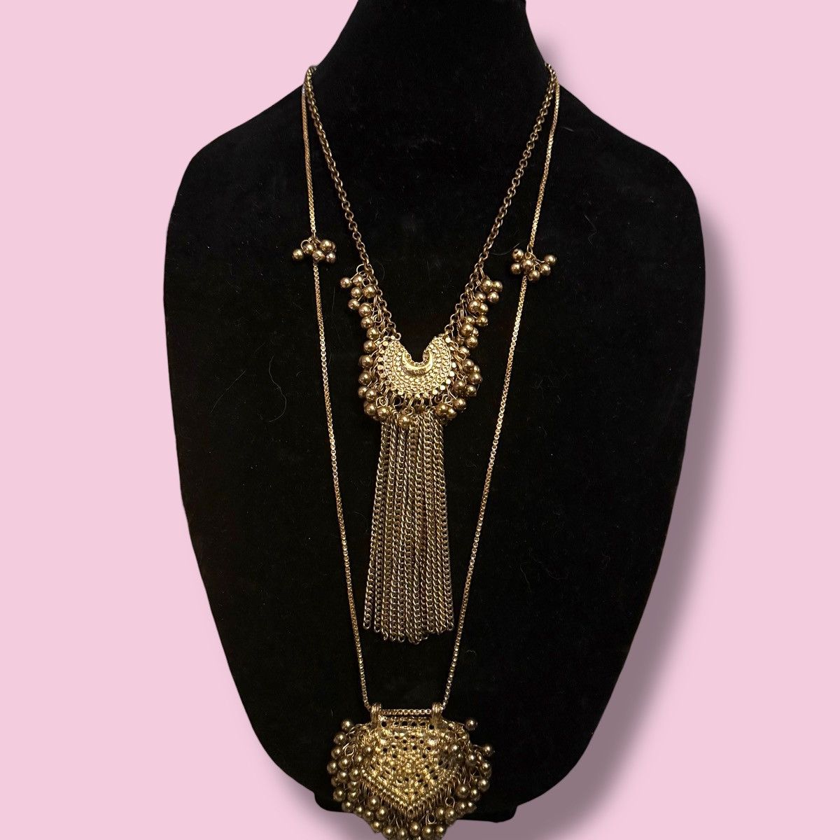 Other Ritika Sachdeva double layered Ghungroo fringe necklace Size ONE SIZE - 1 Thumbnail