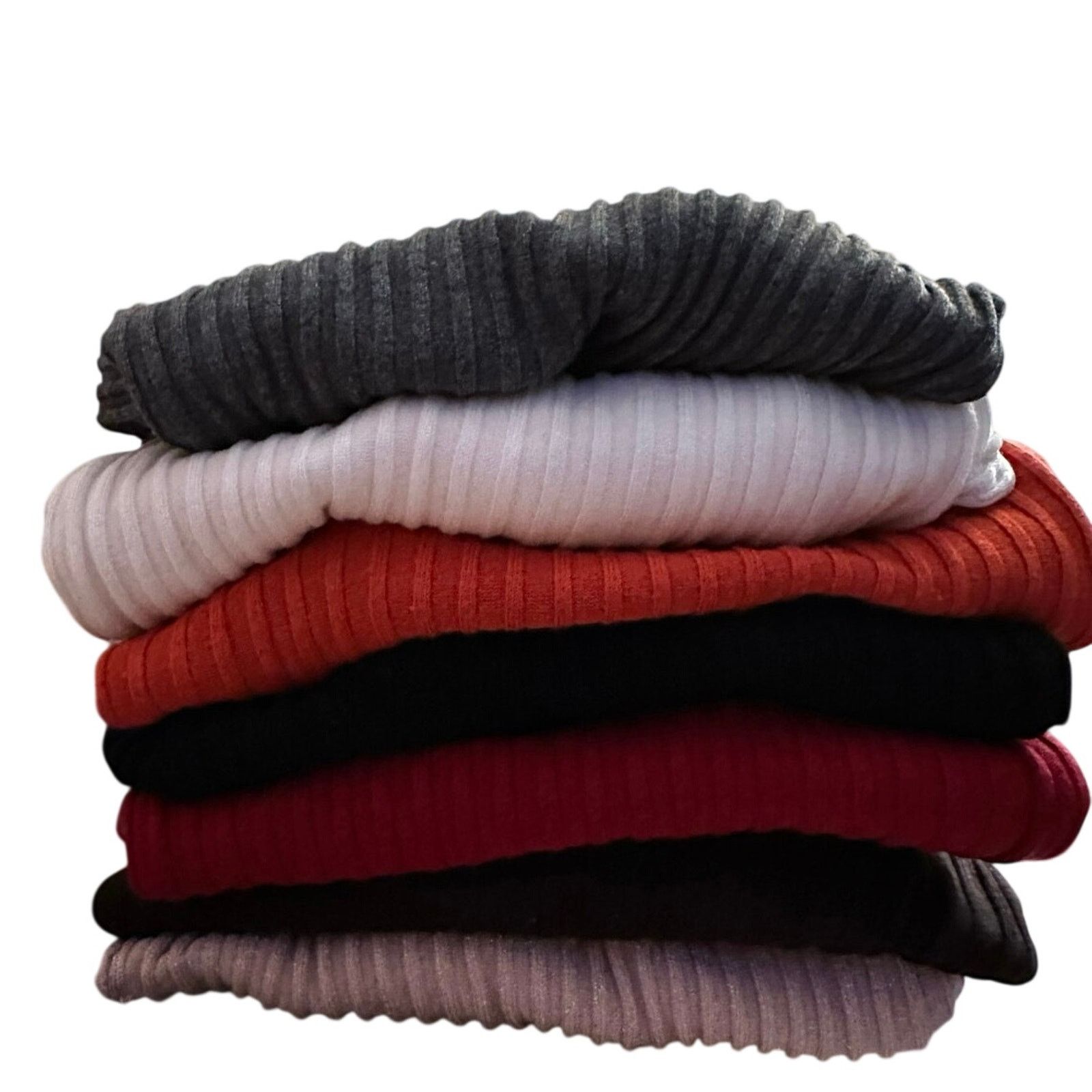 Other Lot of (7) INC International Concepts Long Sleeve Turtleneck Size L / US 10 / IT 46 - 2 Thumbnail