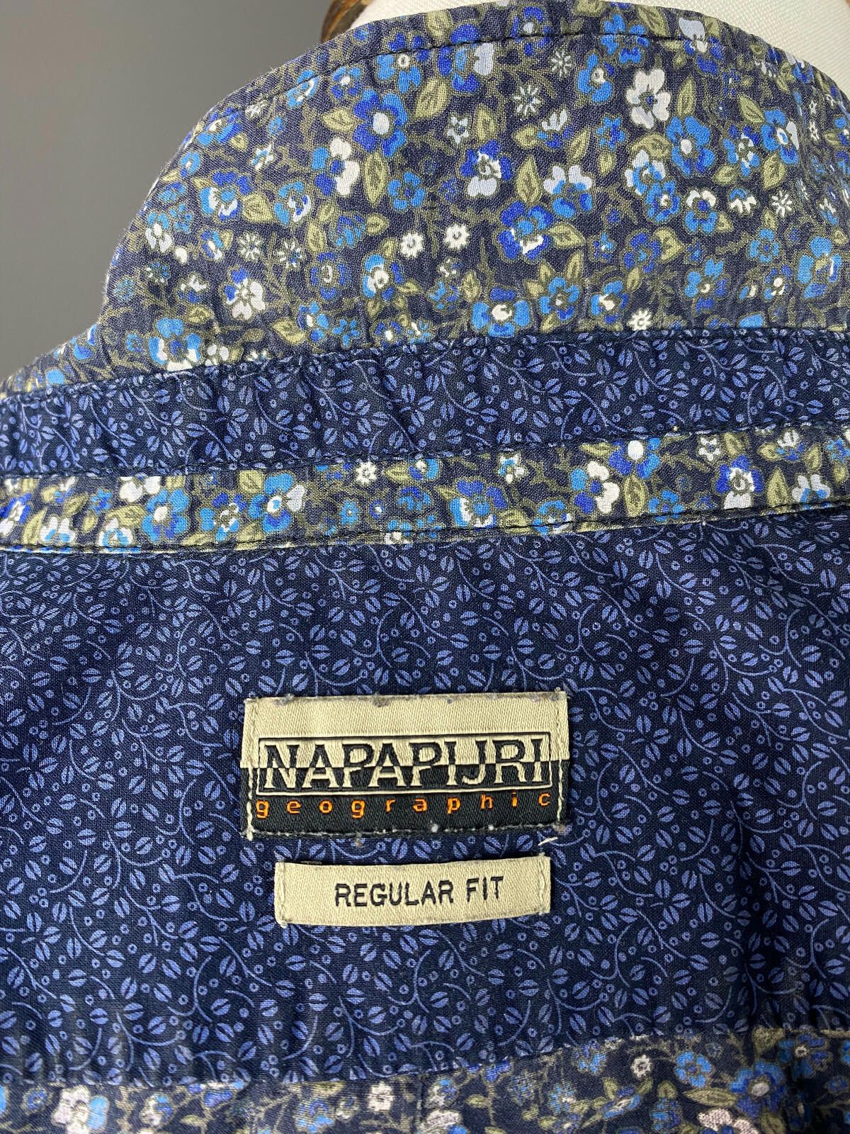 Napapijri Napapijri Regular Fit Multicolor Floral Shirt Size M Size US M / EU 48-50 / 2 - 9 Thumbnail