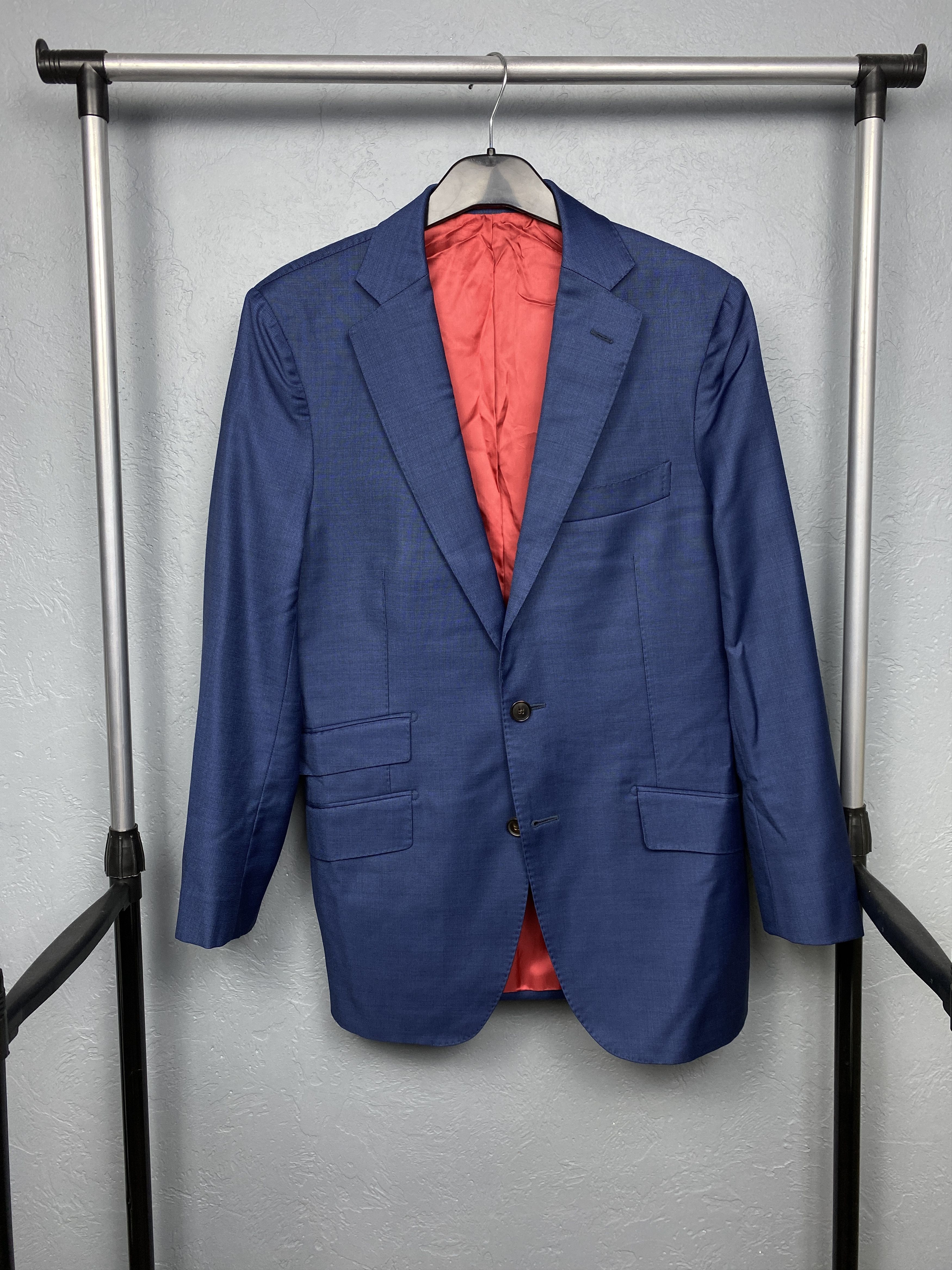 Suitsupply Suitsupply Vintage Mens Wool Suit Blazer Jacket + Pants Size 48R - 2 Thumbnail