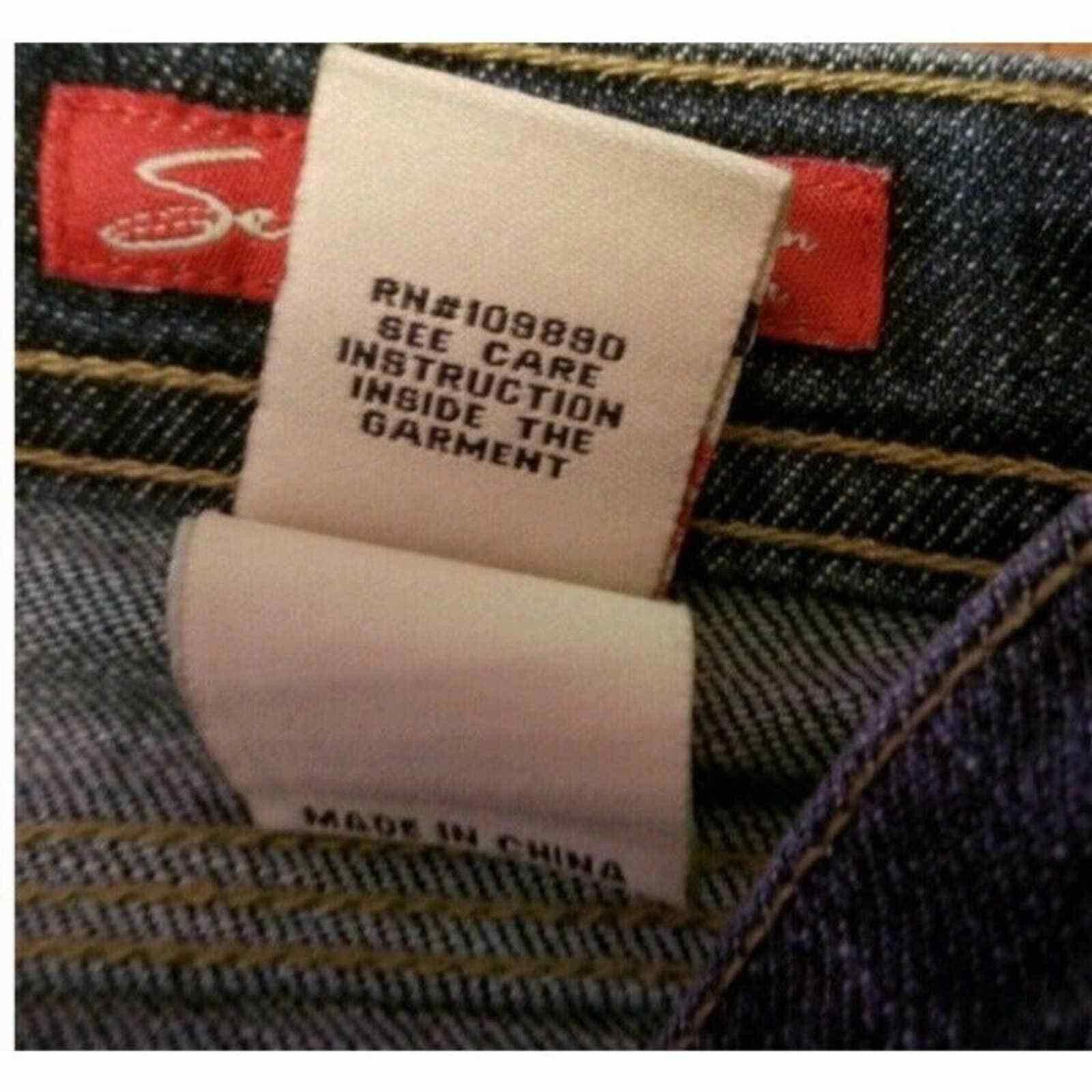 Seven 7 Seven 7 8 Jean Capris 29 Blue Roll Up Denim Pants Slacks Size ONE SIZE - 8 Thumbnail