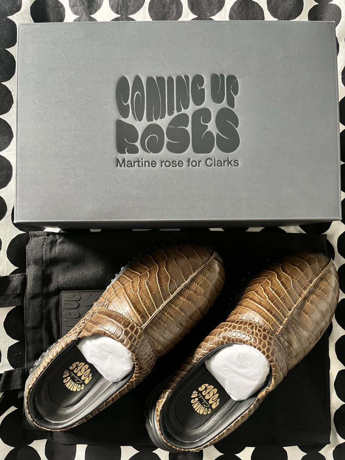 Clarks × Martine Rose Clarks x Martine Rose Clog 1 croc-embossed