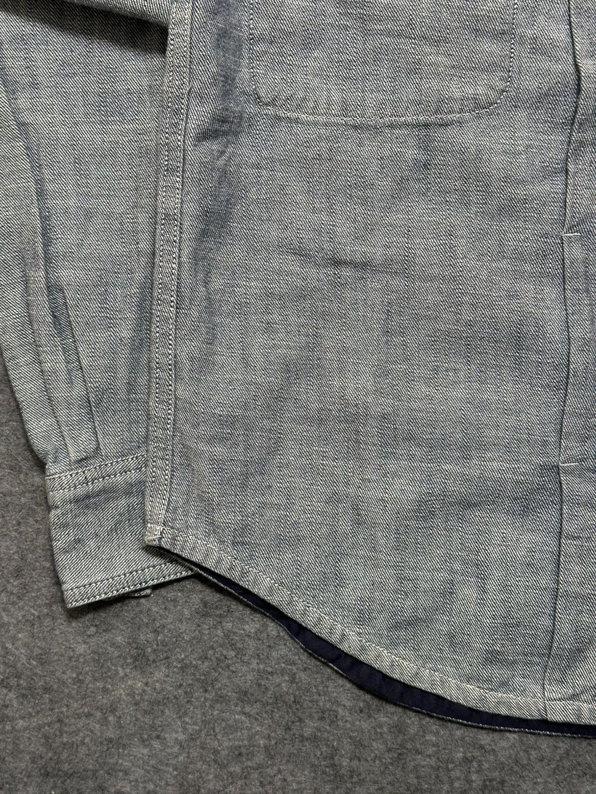 Japanese Brand See by Chloé blue long-sleeve chambray shirt. Size US S / EU 44-46 / 1 - 3 Thumbnail