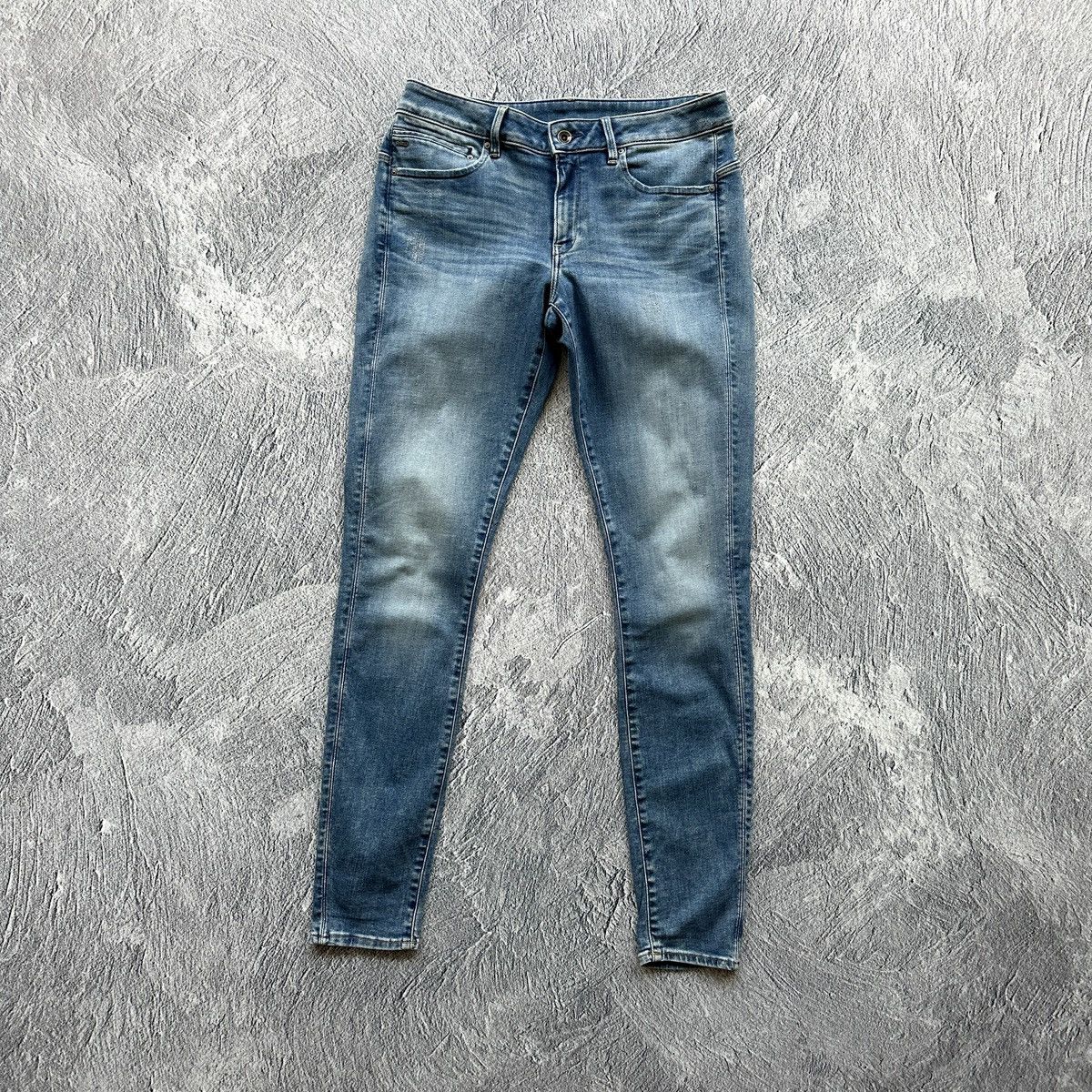 G-Star Women’s Jeans G-Star Raw Midge Zip Mid Skinny Blue Stretch Size 32" / US 10 / IT 46 - 10 Thumbnail