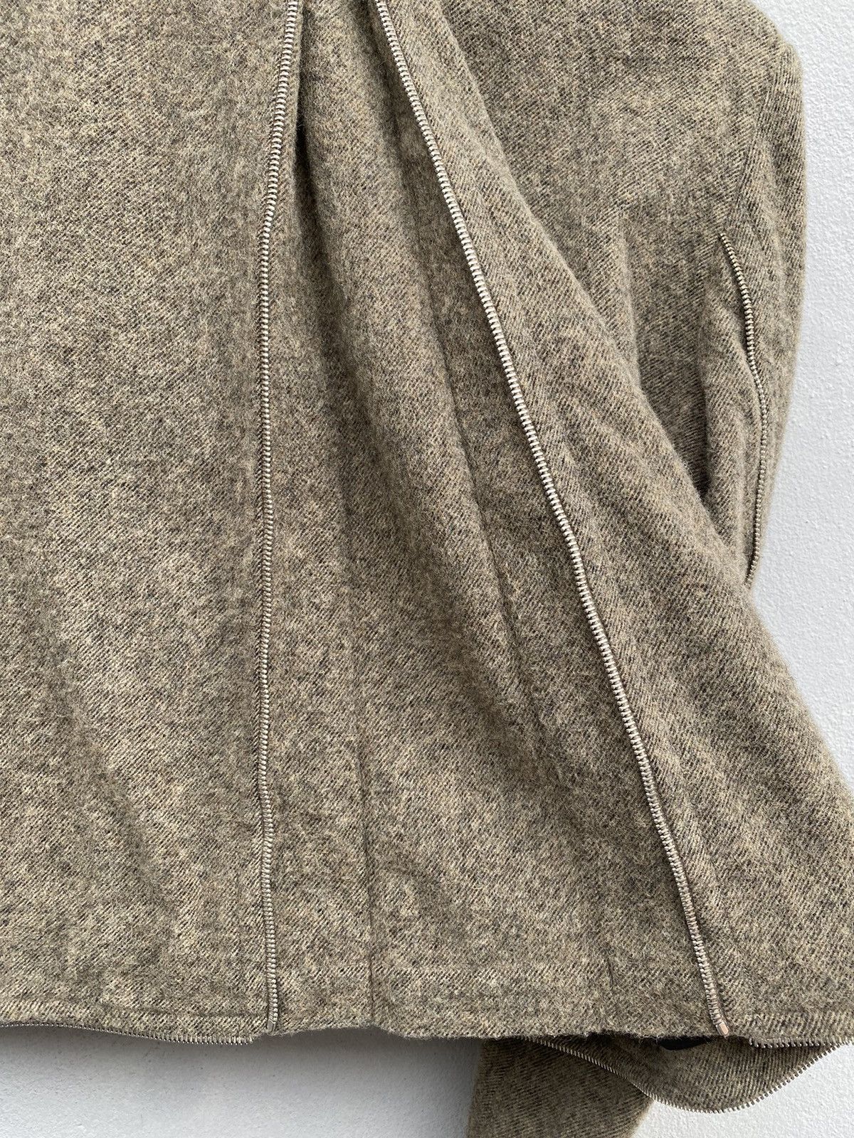 Alexander Wang 💥Archive💥 Alexander Wang Fully Zip Lined Anorak Wool Cropped Size XS / US 0-2 / IT 36-38 - 23 Thumbnail