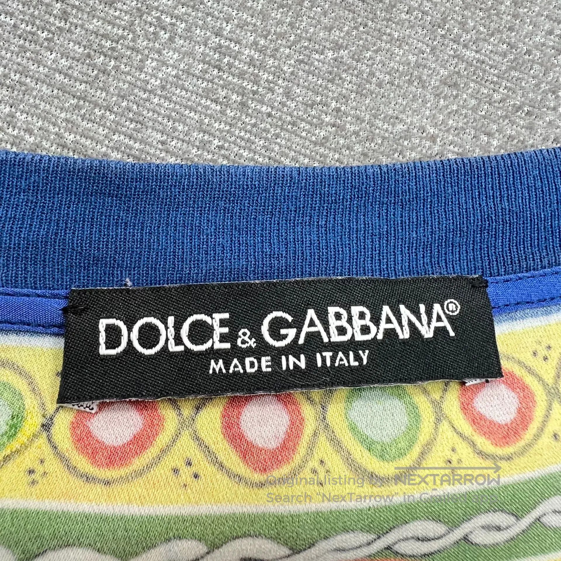 Dolce & Gabbana Dolce&Gabbana Silk Court Oil Painting Top. Size S / US 4 / IT 40 - 5 Thumbnail