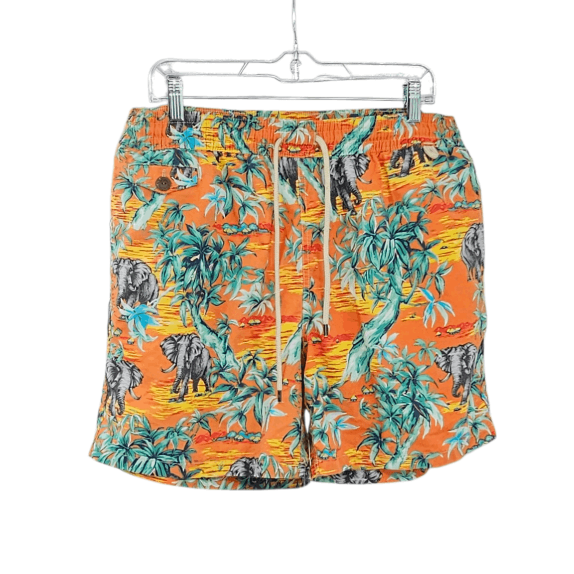 Polo Ralph Lauren Vintage Polo Ralph Lauren Tropical Swim Trunks XL Size US 34 / EU 50 - 1 Thumbnail