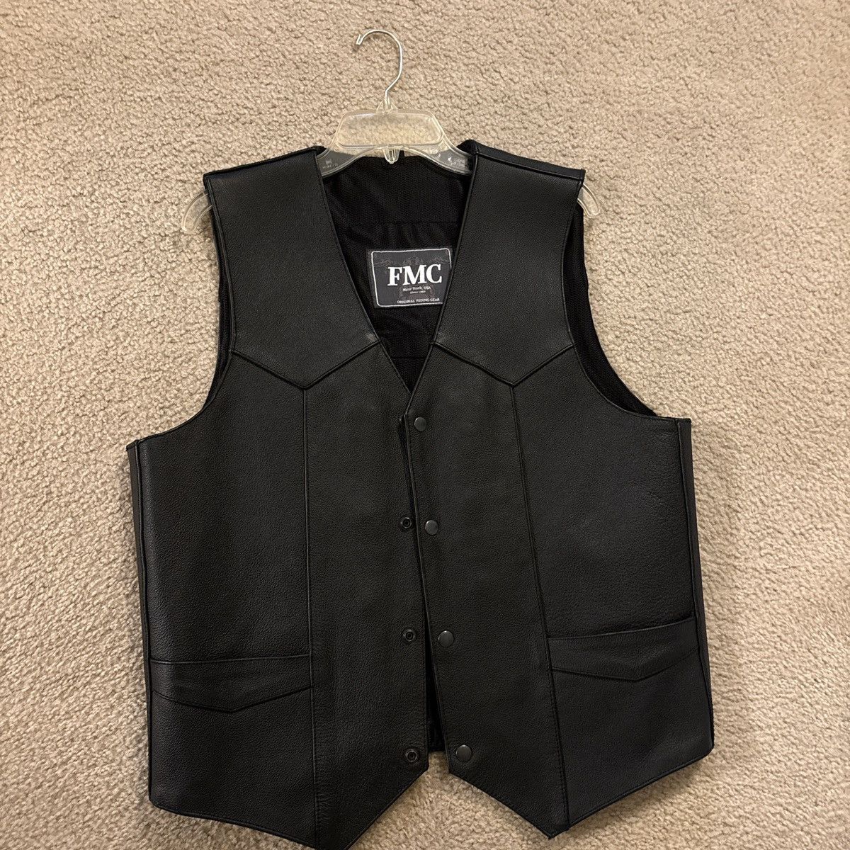 Other FMC Original Riding Gear Leather Vest Size US M / EU 48-50 / 2 - 1 Thumbnail