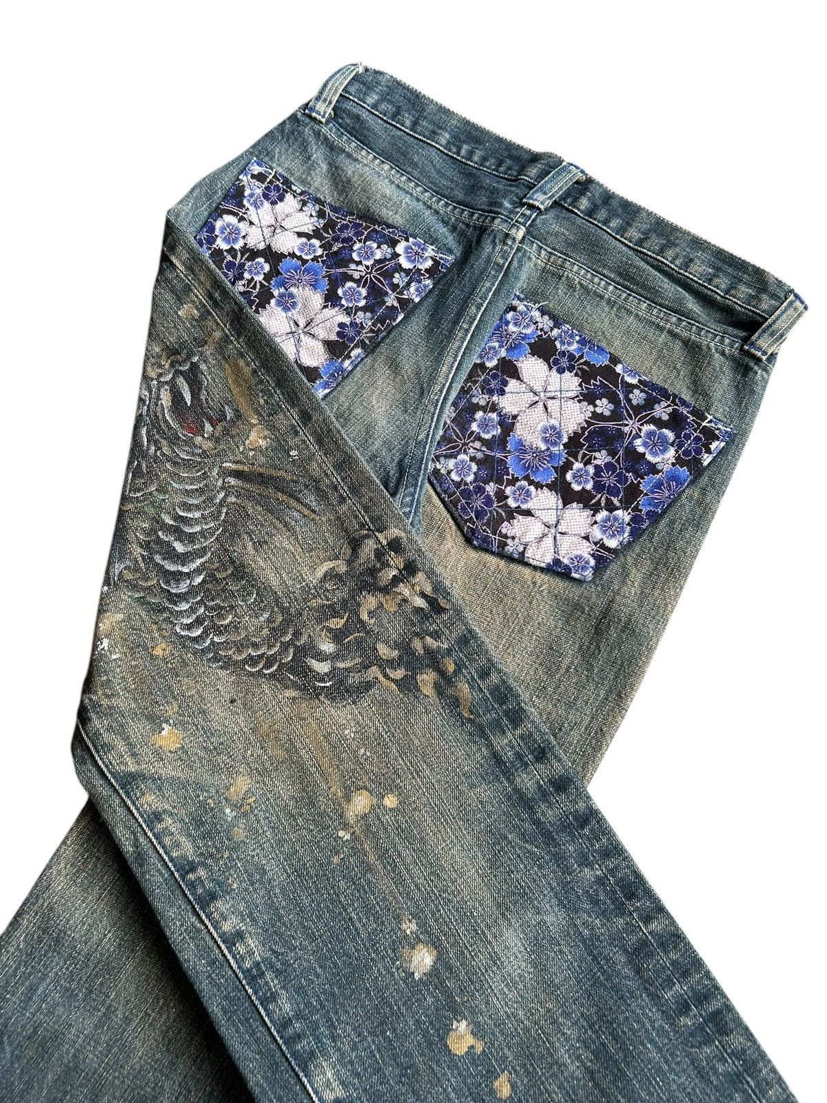 Japanese Brand × Kapital × Vintage RUSTY JAPANESE BRAND KYOTO DENIM JEANS RARE Size US 29 - 8 Thumbnail