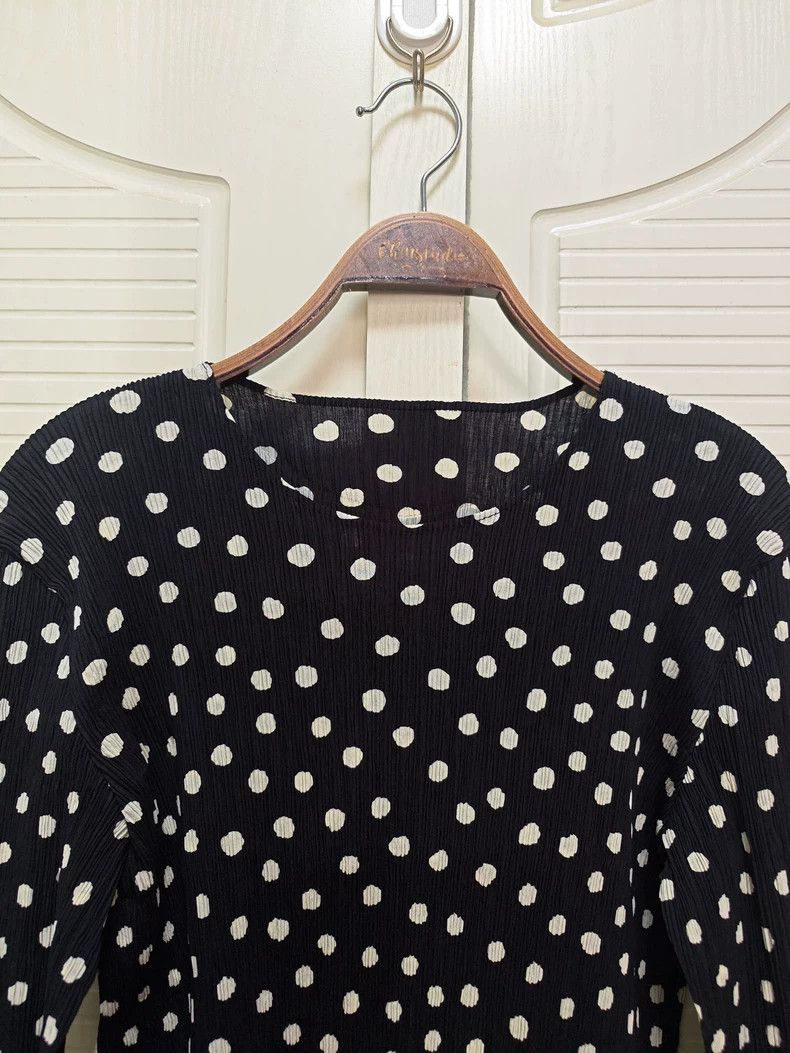 Issey Miyake Issey Miyake Black polka dot top Size M / US 6-8 / IT 42-44 - 2 Thumbnail