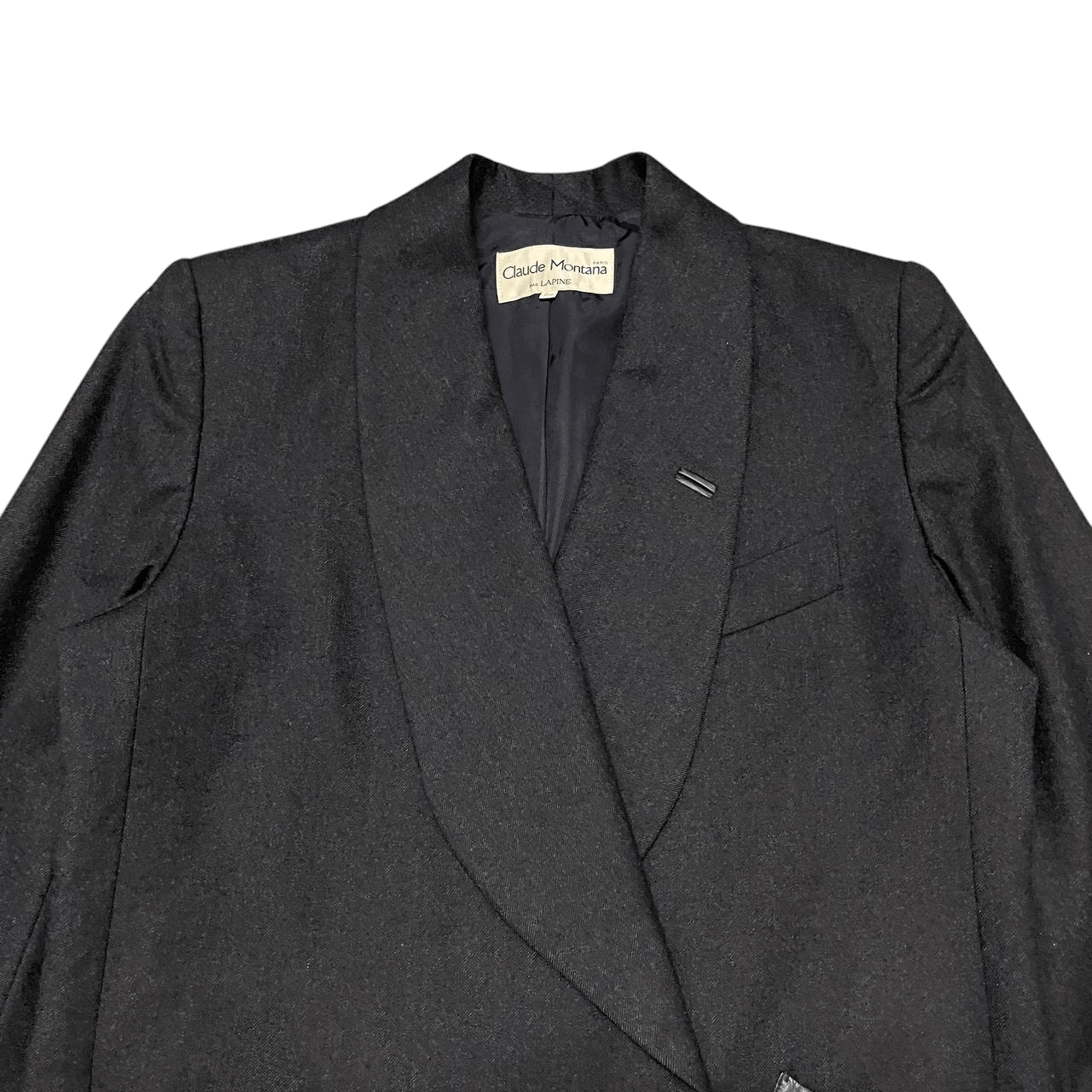 Claude Montana Vintage Claude Montana Paris Wool Coat Size M / US 6-8 / IT 42-44 - 2 Thumbnail