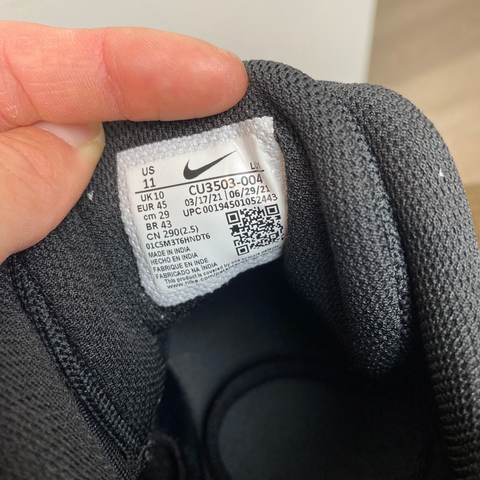 Nike Nike Fly By Mid 2 Black Running Sneakers Shoes Men's 11 Size US 11 / EU 44 - 8 Thumbnail
