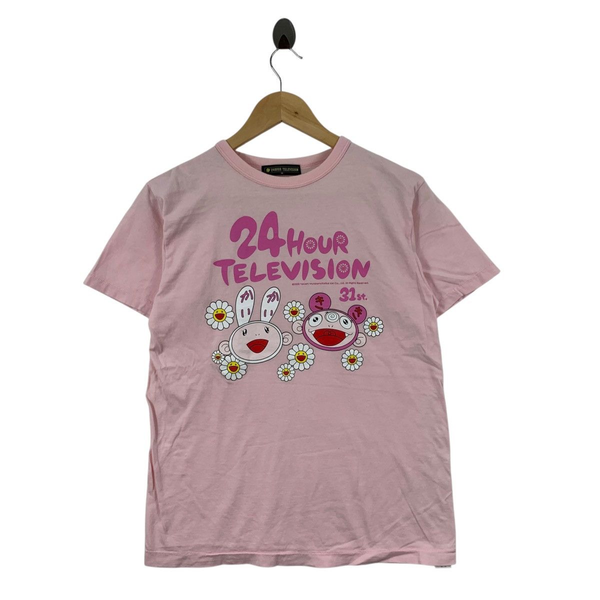 Takashi Murakami Vintage 24 Hour TELEVISION x TAKASHI MURAKAMI Kaikai Tshirt Size US M / EU 48-50 / 2 - 1 Thumbnail