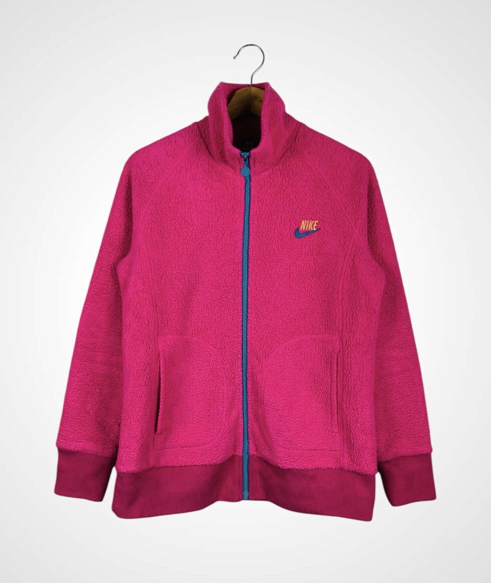 Nike × Vintage A10 Rare - Vintage Nike Zipper Fleece Jacket Size M / US 6-8 / IT 42-44 - 1 Thumbnail