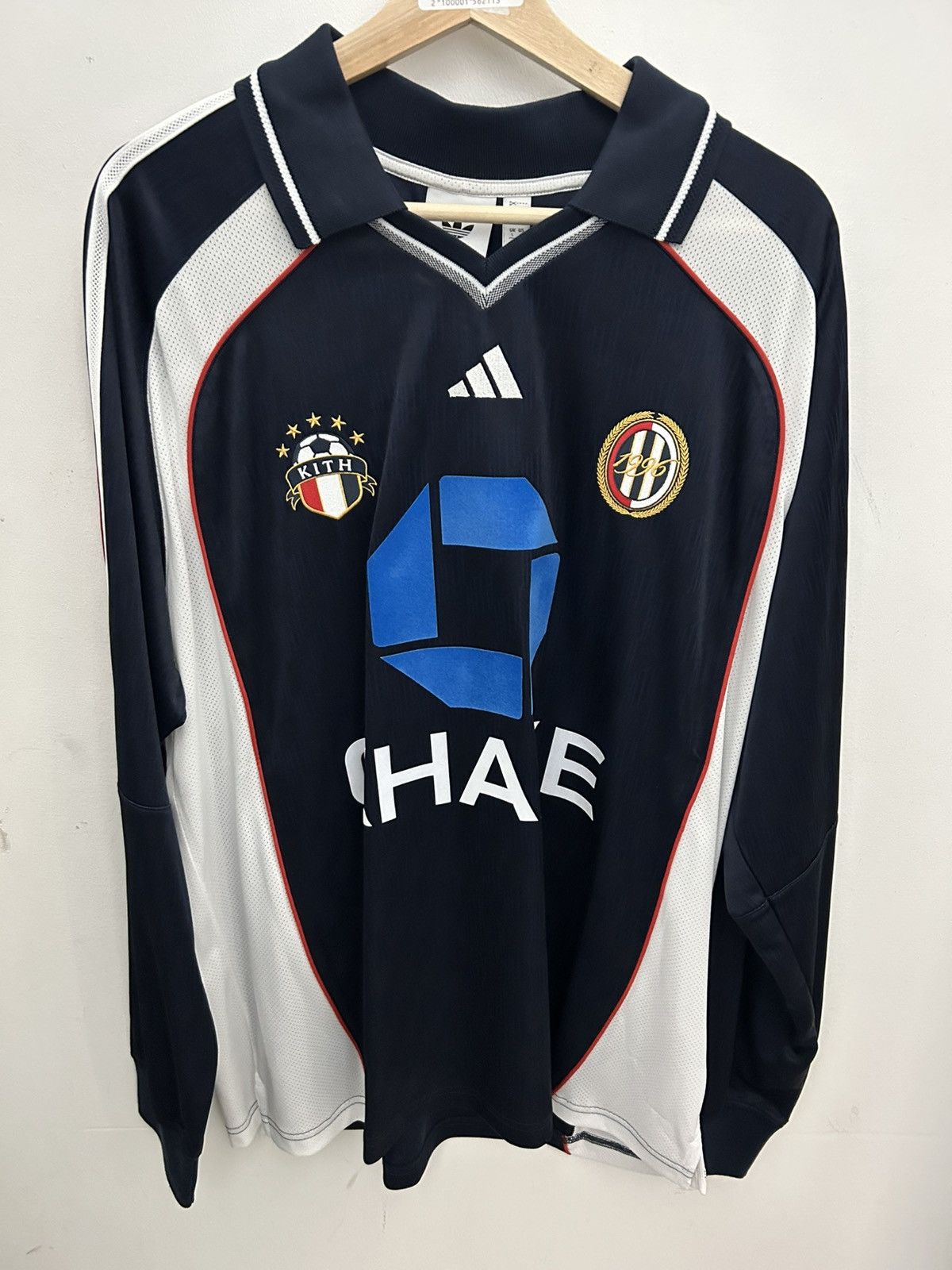 Kith x Adidas Chase Long sleeve Soccer Jersey
