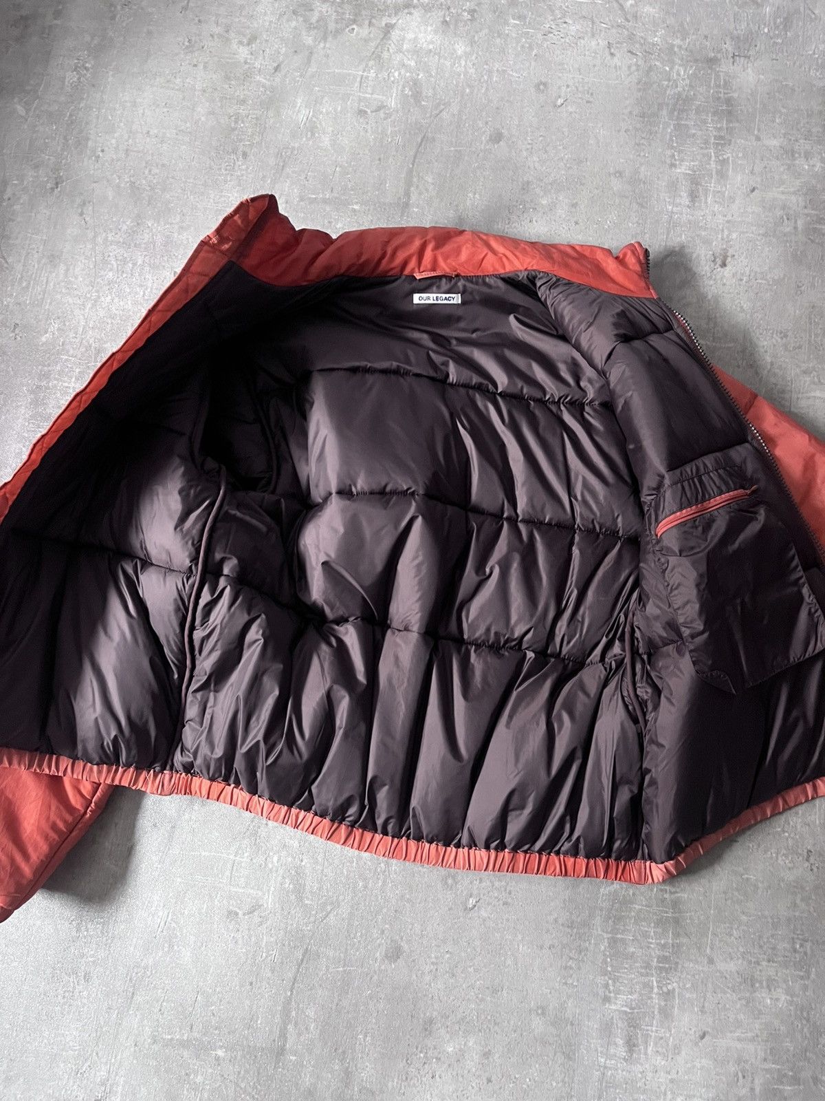 Our Legacy Our Legacy Walrus puffer silk orange jacket Size US M / EU 48-50 / 2 - 12 Thumbnail