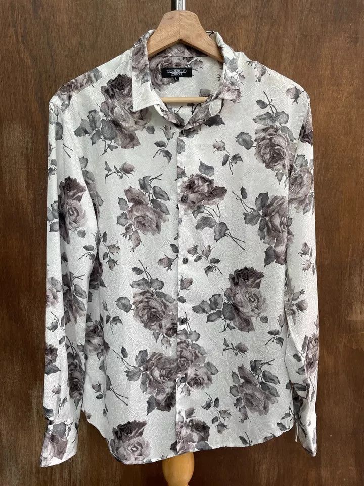 Tornado Mart Tornnado Mart Roses Shirt Size US L / EU 52-54 / 3 - 1 Thumbnail
