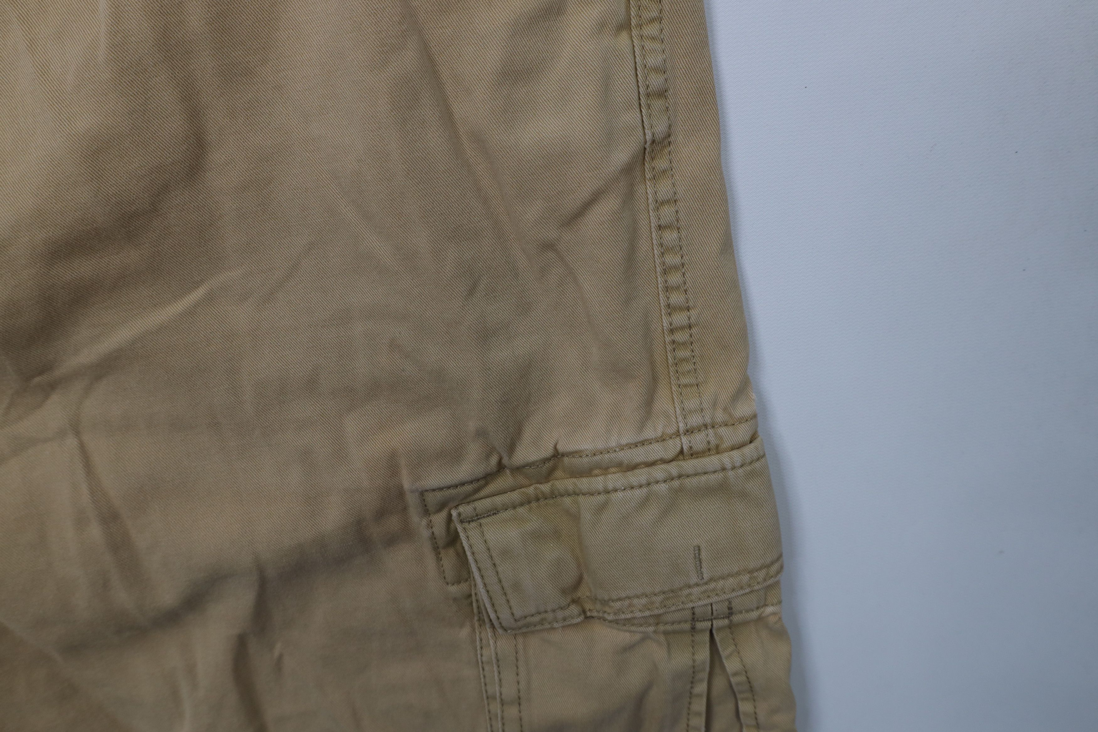 Eddie Bauer × Vintage Vintage Y2K Eddie Bauer Cargo Shorts Beige Cotton Size US 40 / EU 56 - 7 Thumbnail