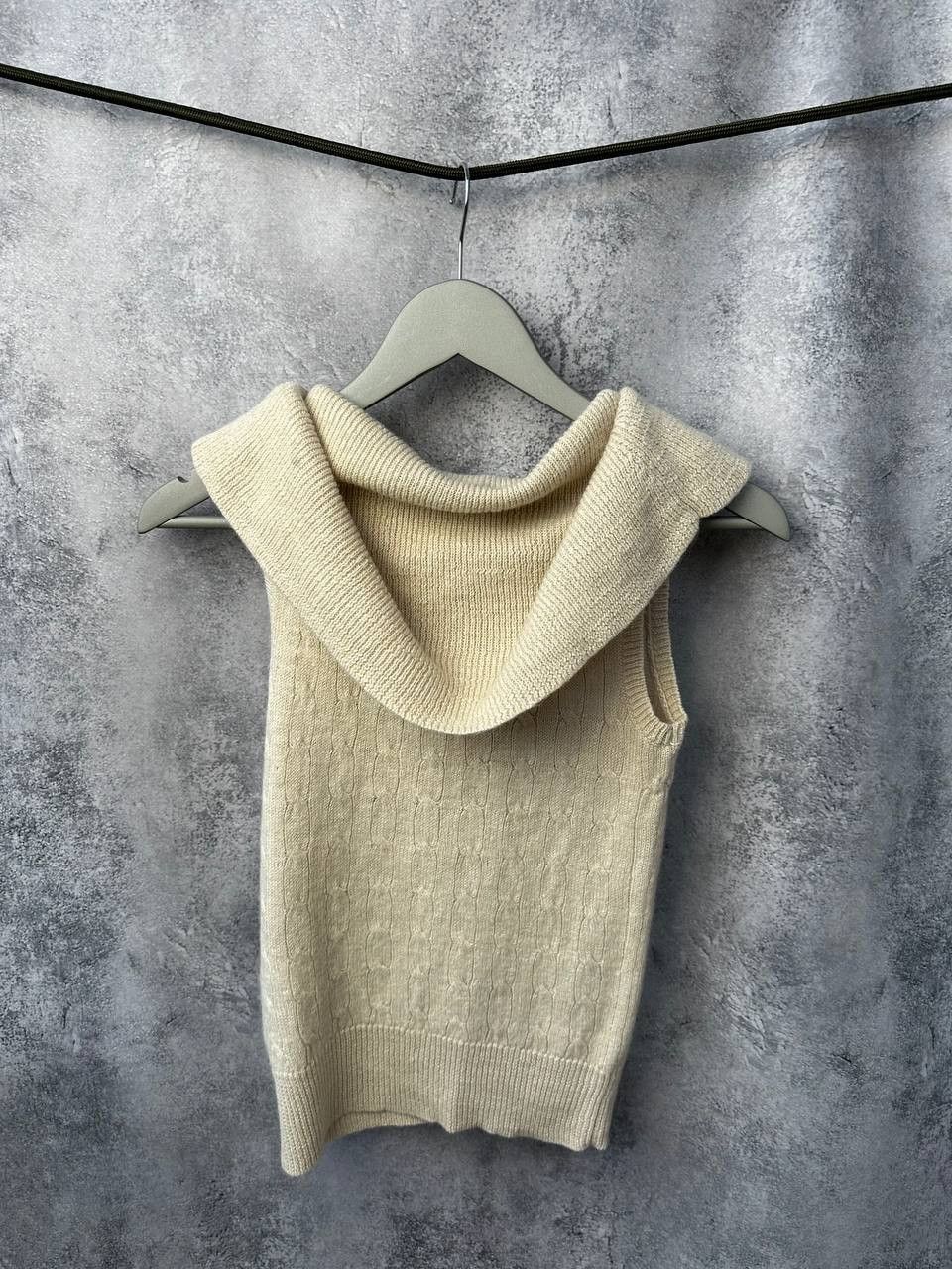 Ralph Lauren Ralph Lauren Cowl Neck Sweater Linen/Alpaca Vest Vintage Size M / US 6-8 / IT 42-44 - 3 Thumbnail