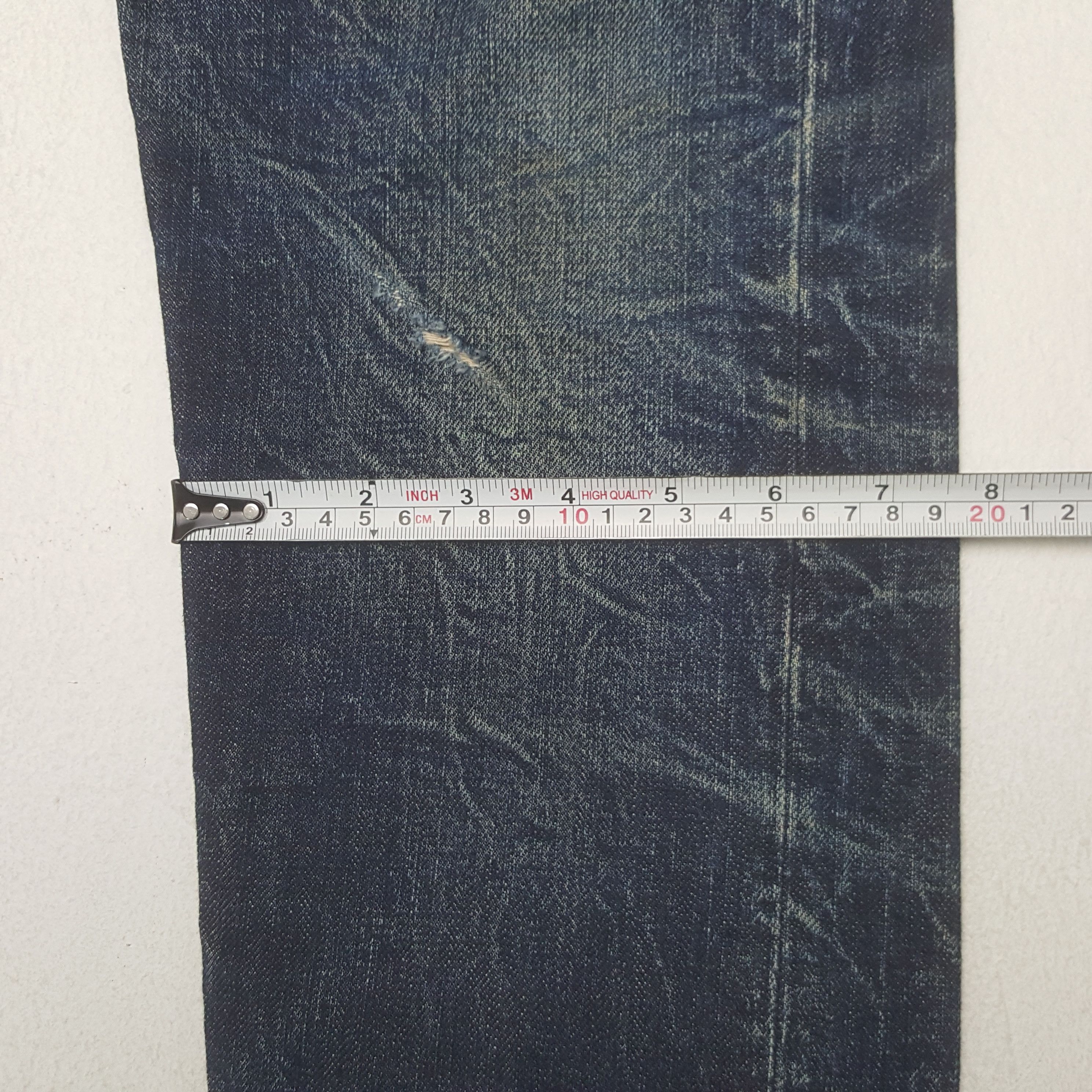 Evisu × Japanese Brand Vintage Evisu No 5 Selvedge Custom Art Daicock Denim Jeans Size US 31 - 10 Thumbnail