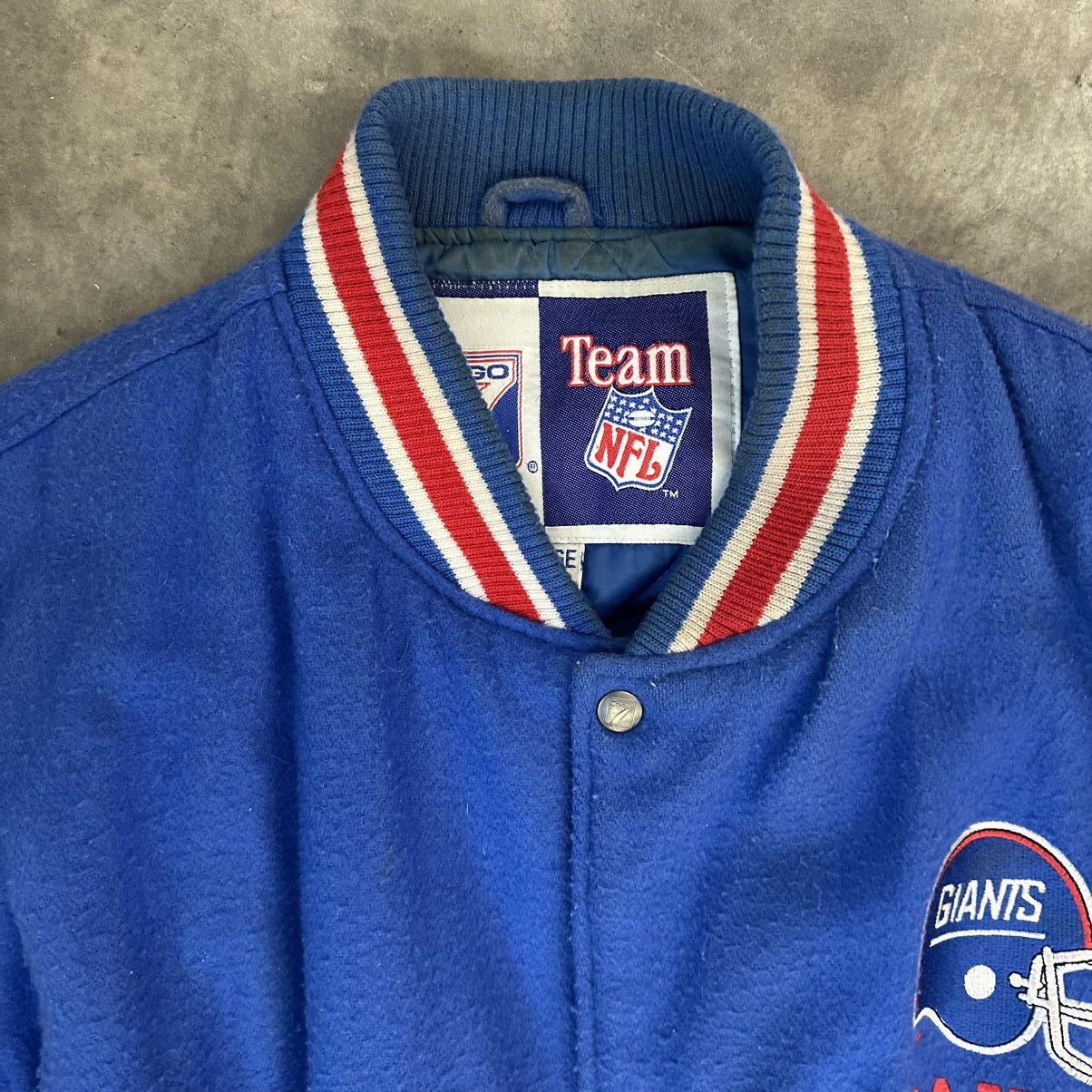 Logo 7 Vintage New York Giants Jacket - 1990s Logo 7 Wool - Size XL Size US XL / EU 56 / 4 - 4 Thumbnail