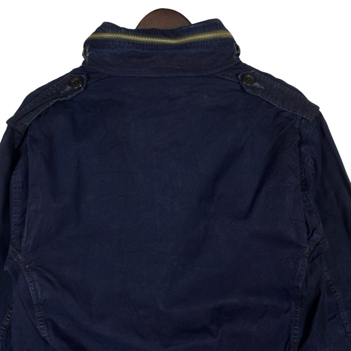 Kapital Vintage KAPITAL Japan Indigo Dye M-65 Field Jacket Size US M / EU 48-50 / 2 - 17 Thumbnail