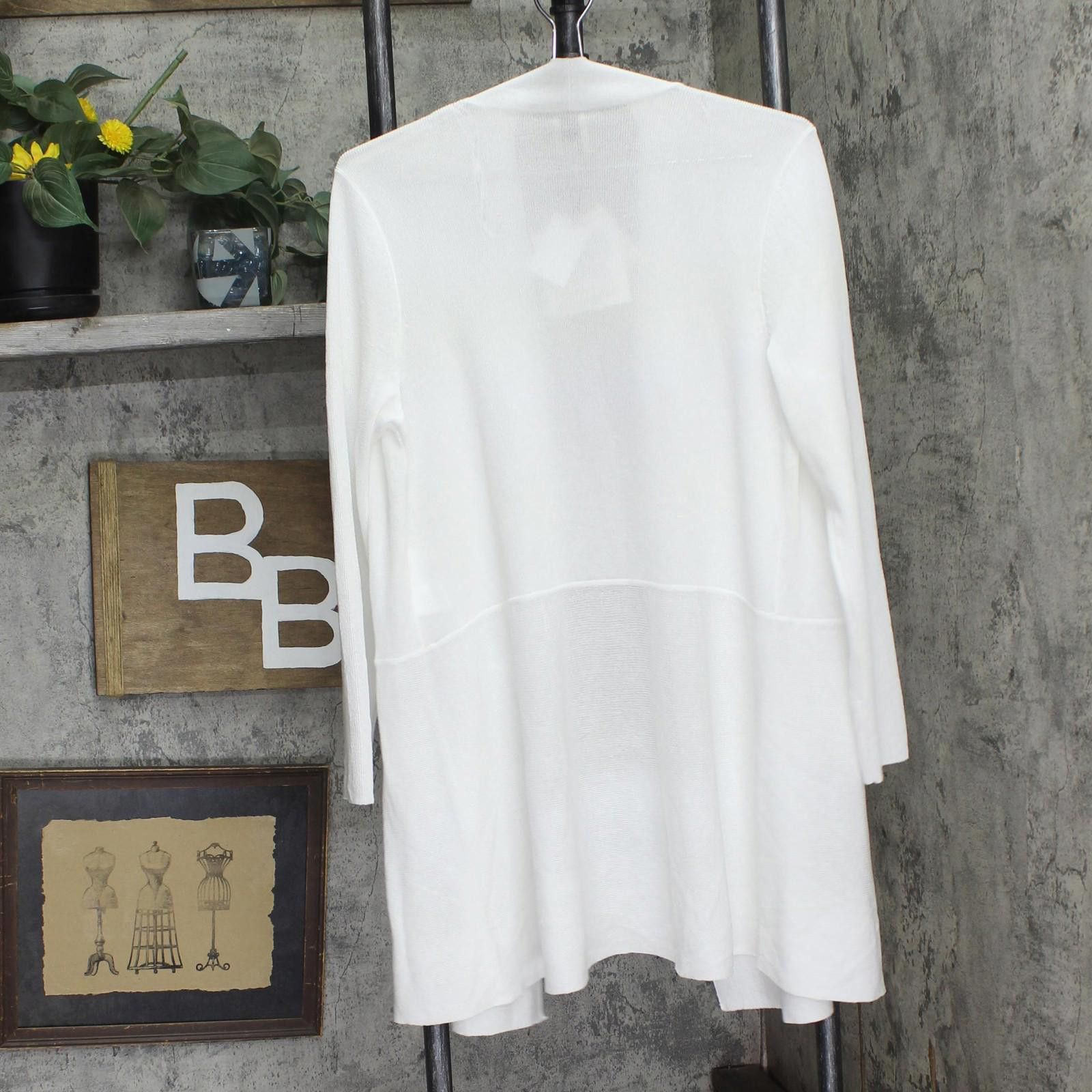 Other Nwt Anne Klein Monterey Cardigan 10888023 Bright White 0x Size L / US 10 / IT 46 - 2 Thumbnail