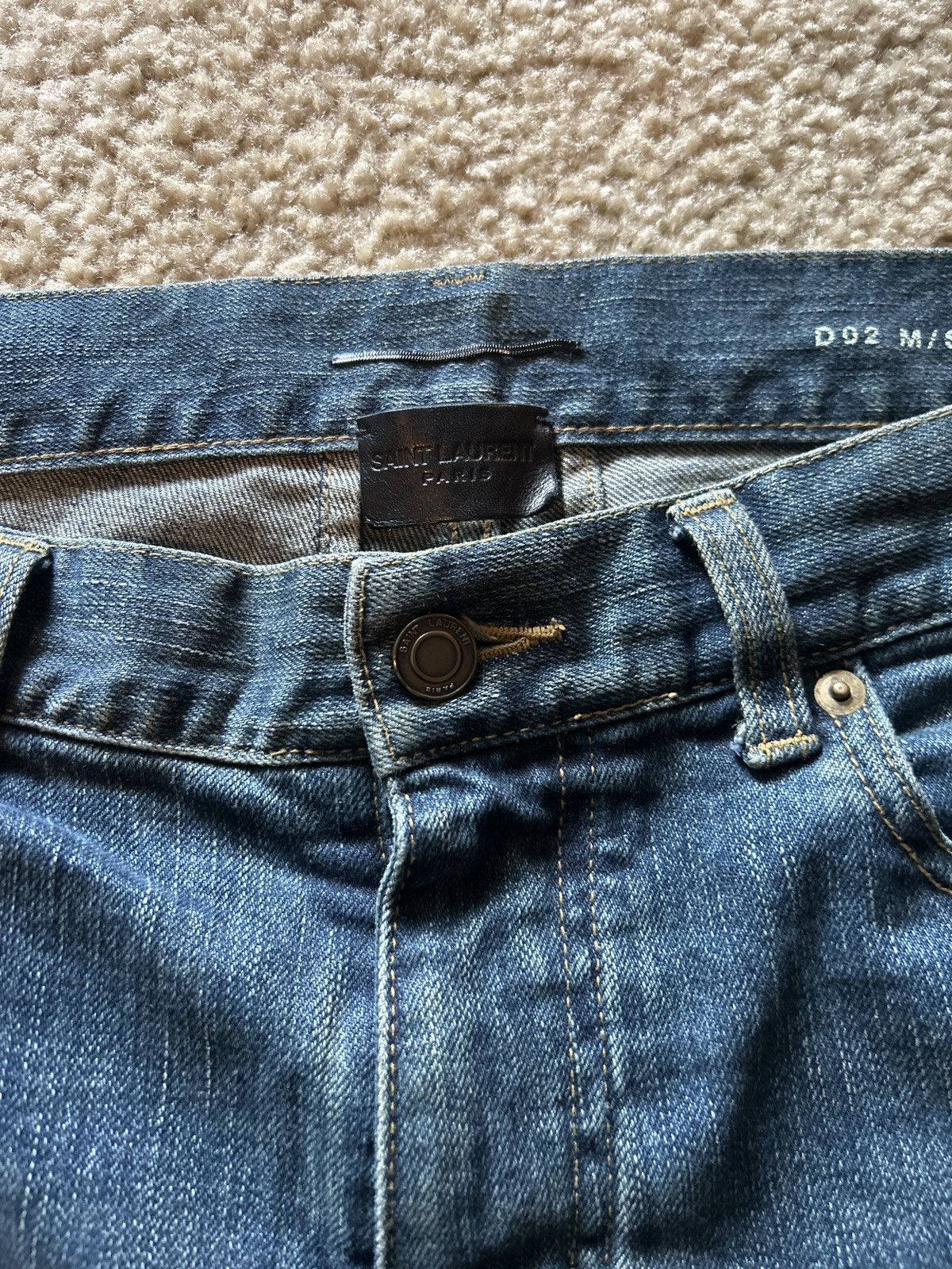 Saint Laurent Paris Saint Laurent Denim Size US 31 - 5 Thumbnail