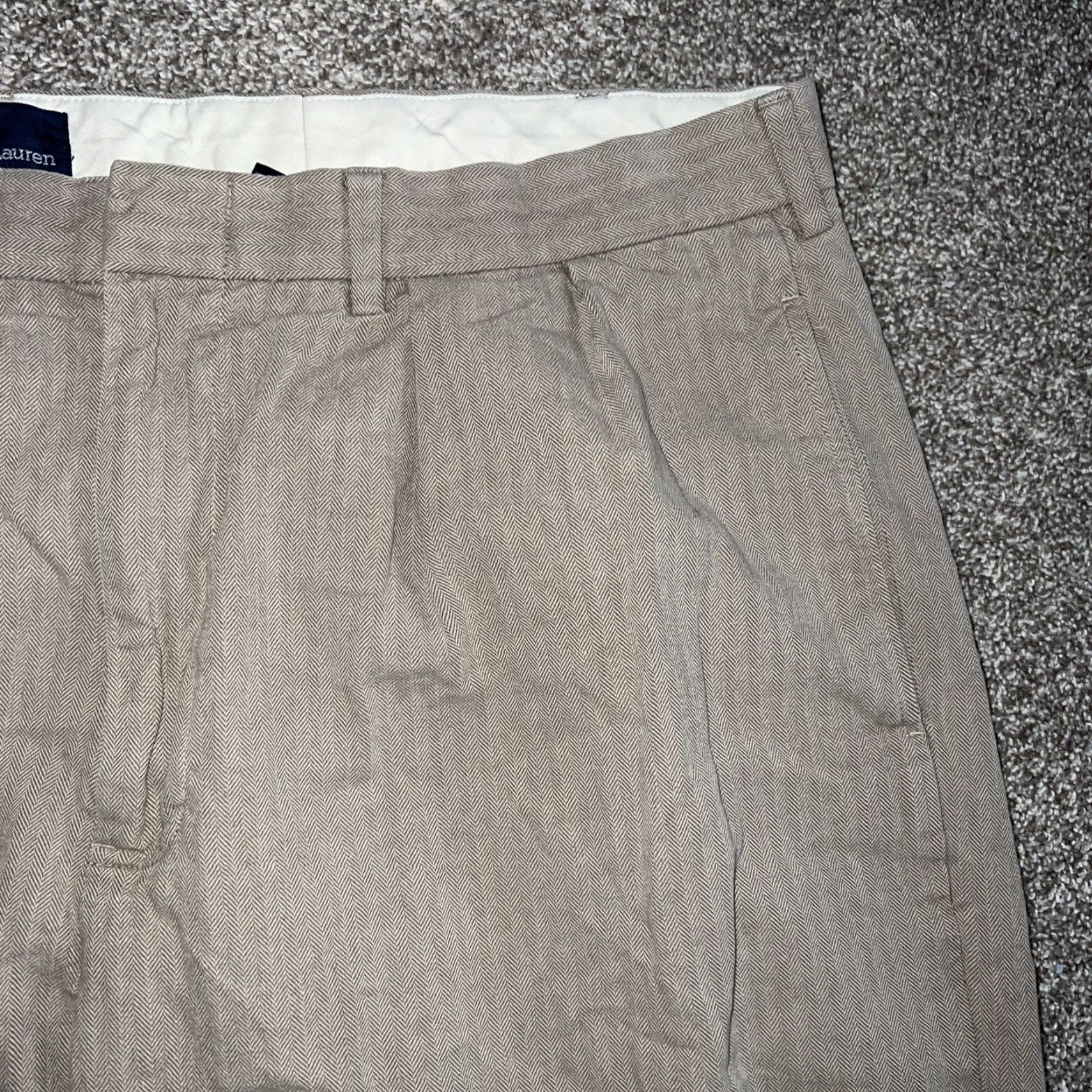 Polo Ralph Lauren Polo Ralph Lauren Beige Dress Pants Mens Size 34x34 Dress Pants Beige Mens 34x34 Polo Ralph Lauren Size US S / EU 44-46 / 1 - 2 Thumbnail