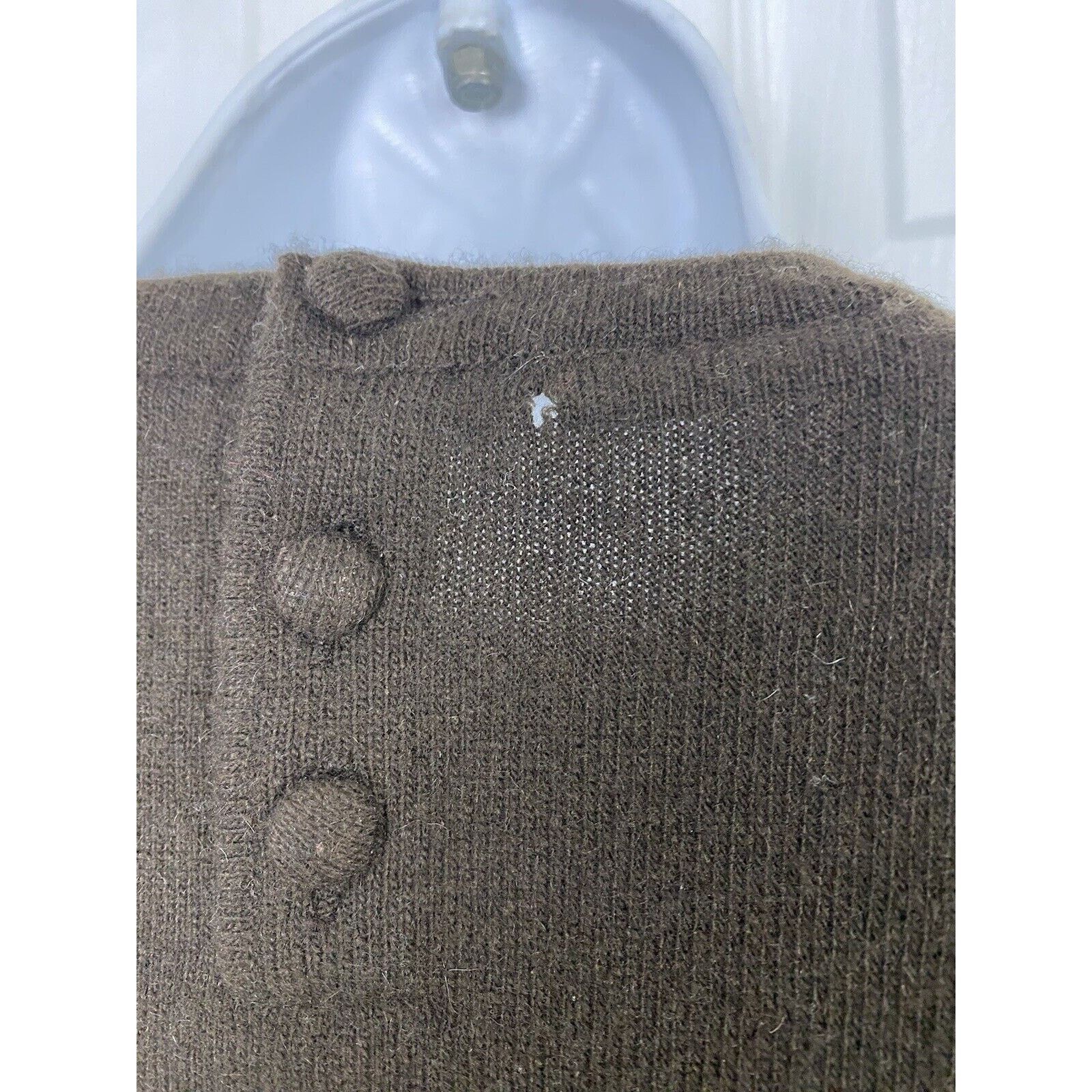 Giorgio Armani VTG Giorgio Armani A Milano 21 Brown Soft Sweater Sz 40 READ Size ONE SIZE - 5 Thumbnail