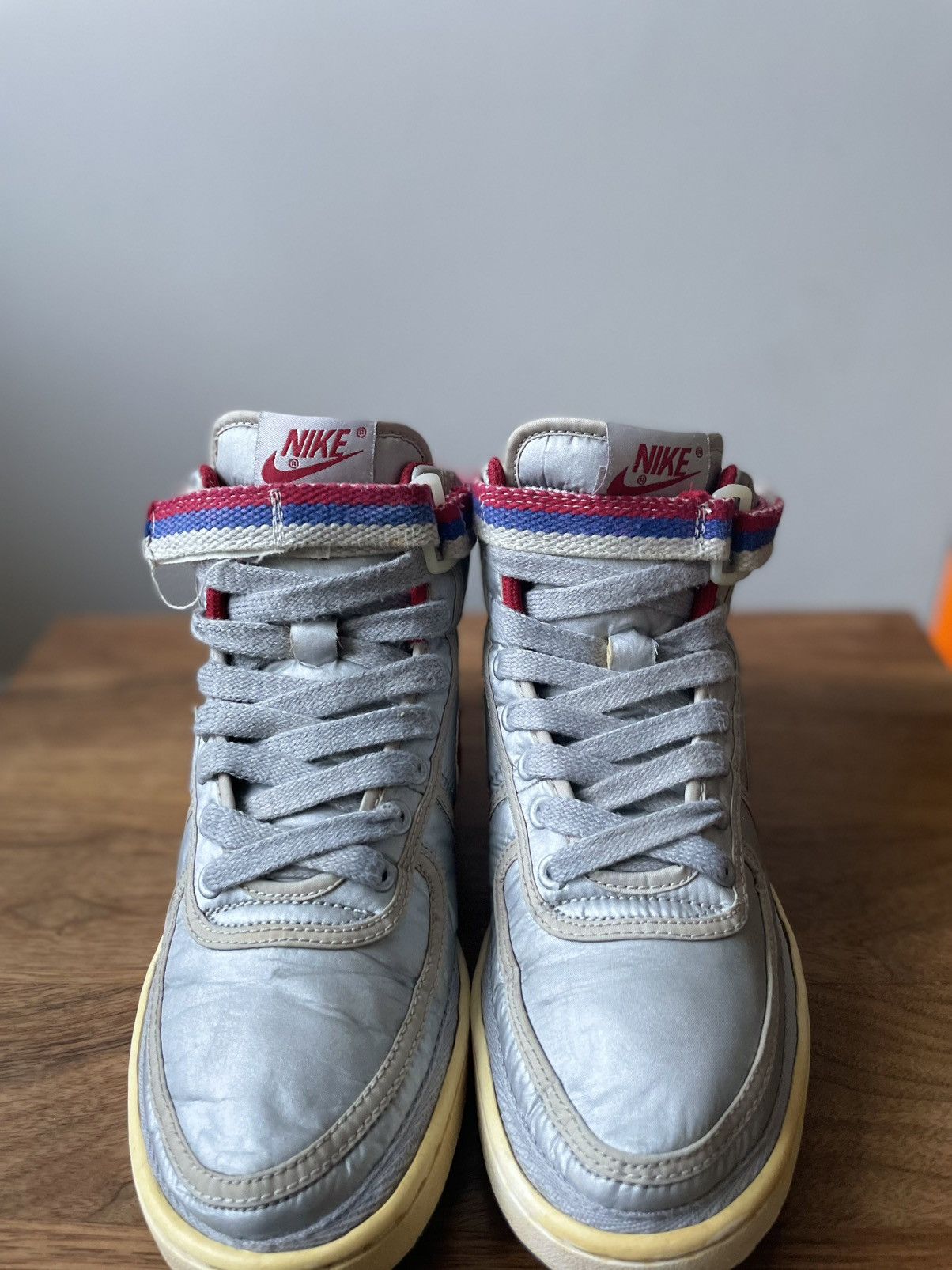 Nike Nike Vandal High Supreme VNTG Silver/Red Size US 6 / IT 36 - 6 Thumbnail