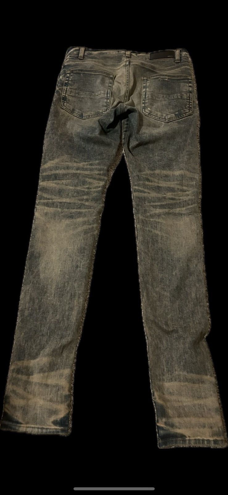Amiri Sand Washed Blue Denim Size US 30 / EU 46 - 2 Thumbnail